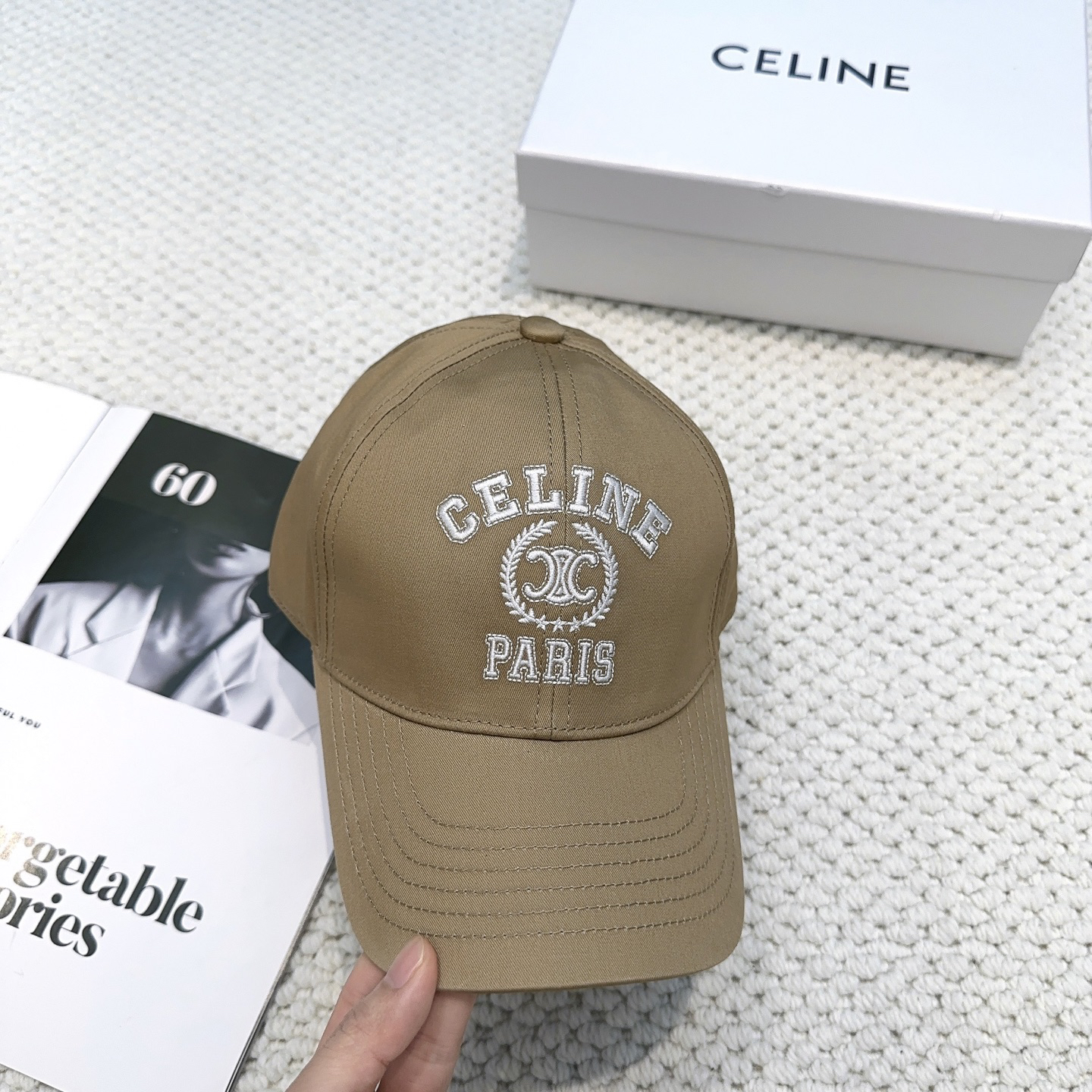 [TOP] CELINE Hat - Brown - 711 Luxury