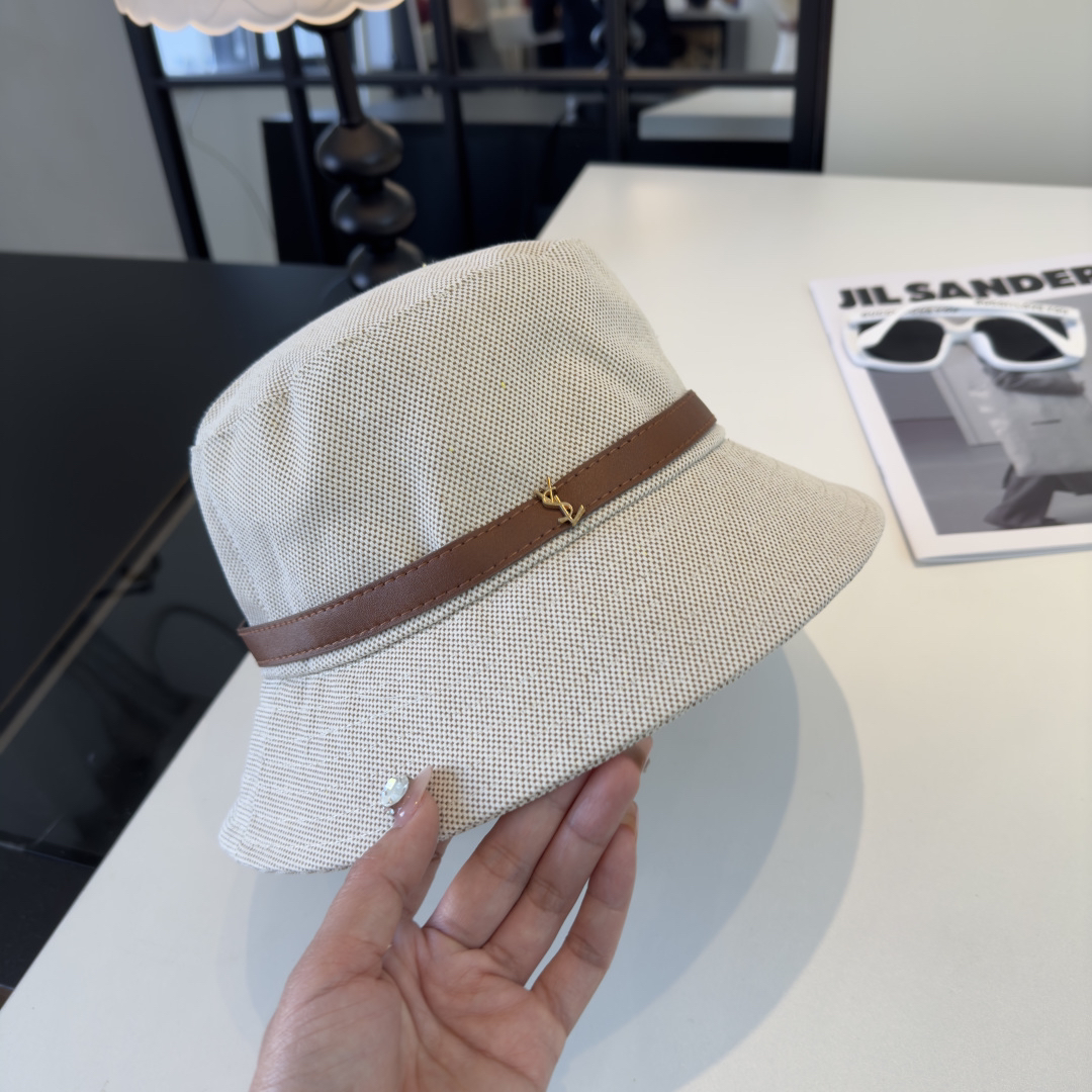 [TOP] CHANEL  Sunshade Fishing Cap - White - 711 Luxury