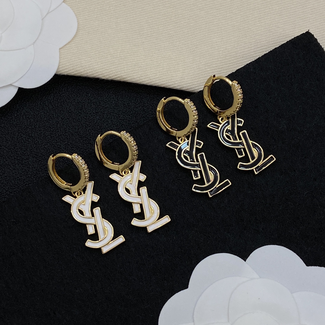 [TOP] Yves Saint Laurent YSL Earrings - 2 Colors