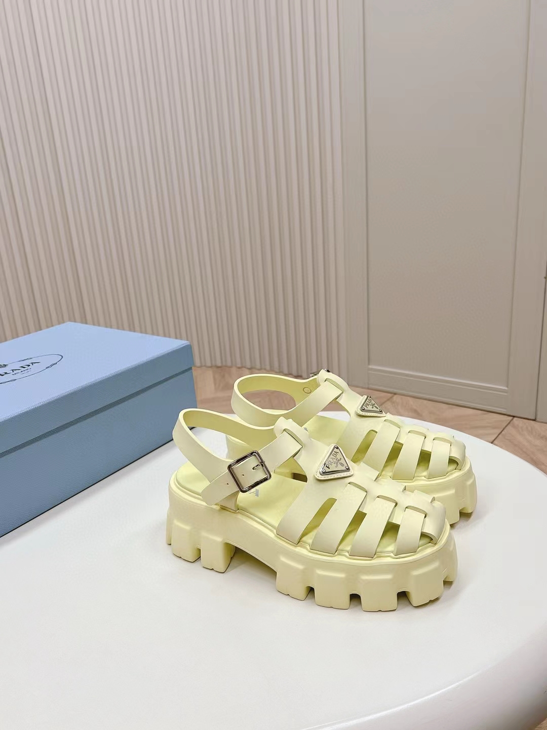 [TOP] PRADA Sandals - Yellow - 711 Luxury