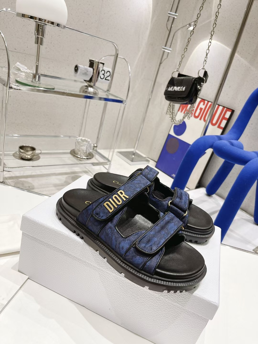 [TOP] Christian Dior Sandals - Black - 711 Luxury