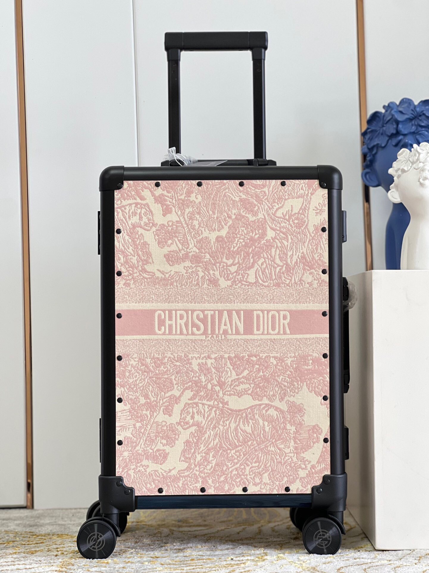 [TOP] Christian Dior Horizon Luggage Box 34-20-55cm - Pink - 711 Luxury