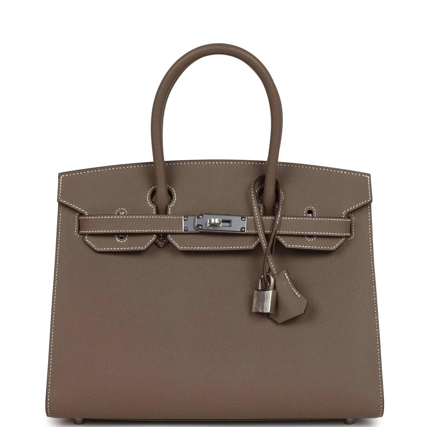 Hermes Birkin SellierEtoupe Epsom Palladium Hardware
