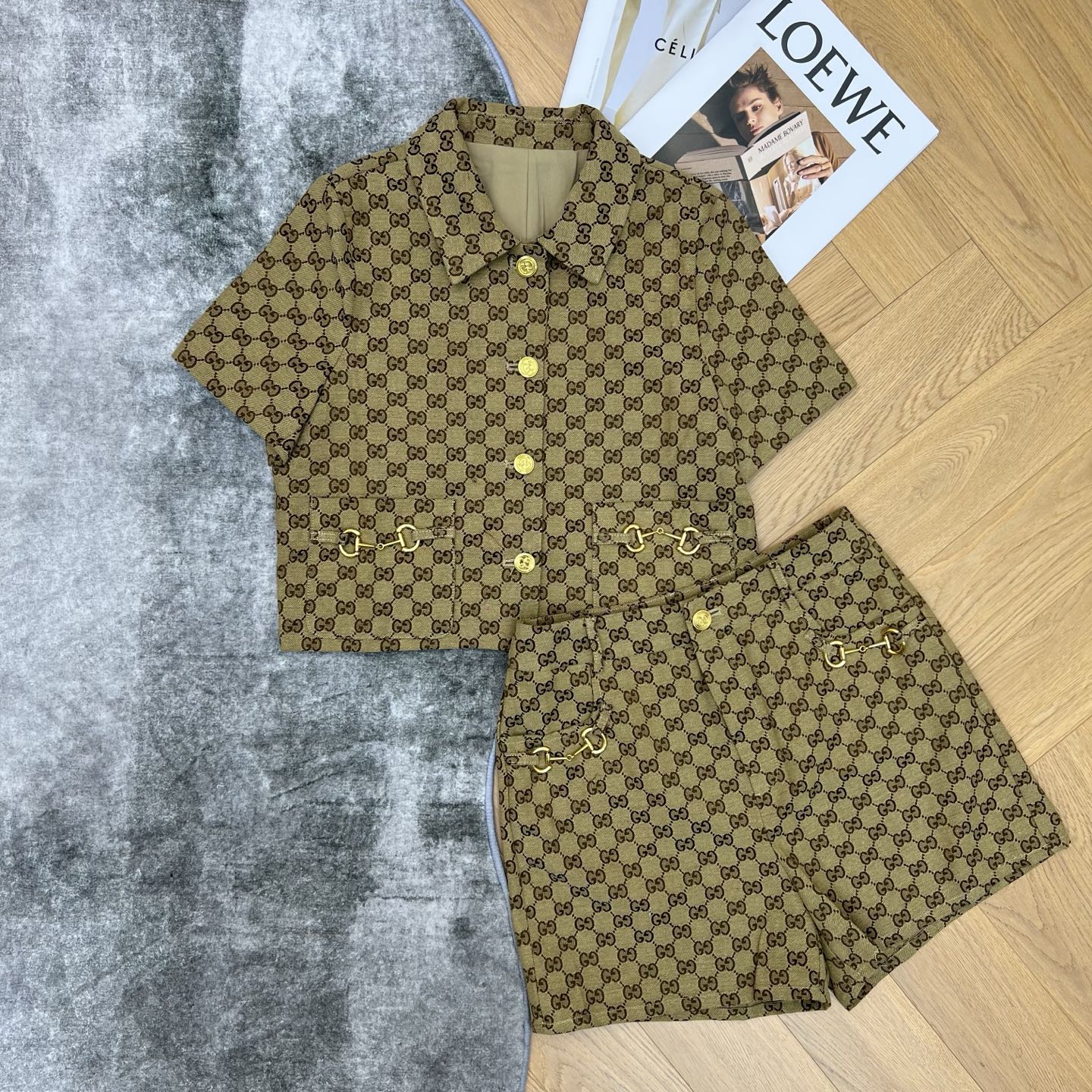 [TOP] GUCCI Suit - Brwon