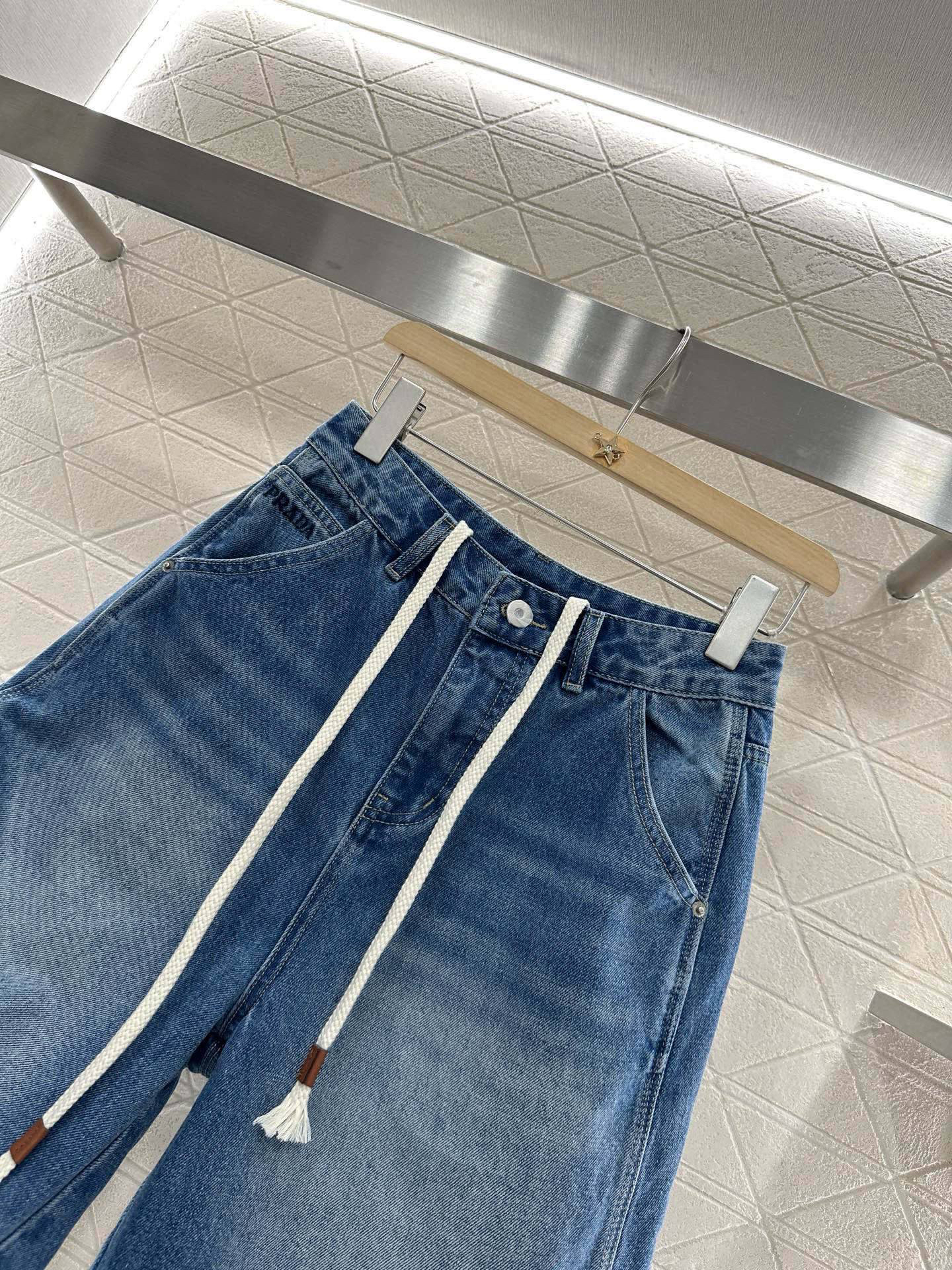 [TOP] PRADA Denim Shorts - Blue