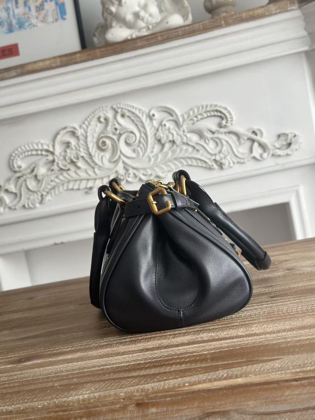 [TOP] Chloe Paddington Bag 36*18*15cm - Black - 711 Luxury