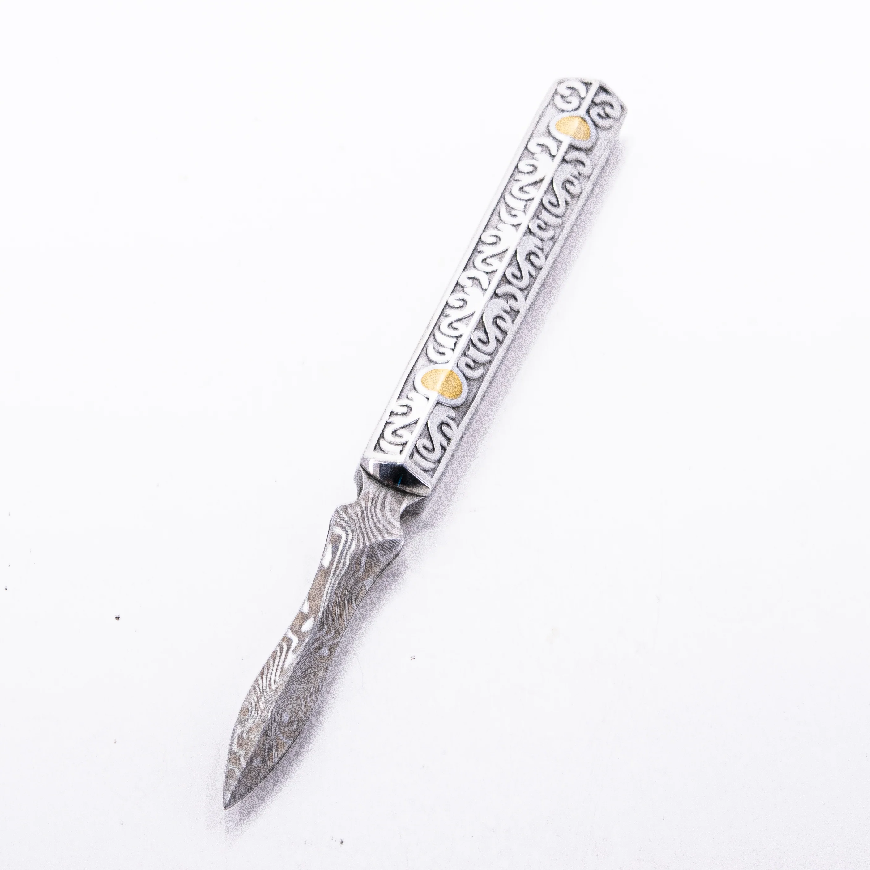Damascene Style Stainless Steal Puerh Knife