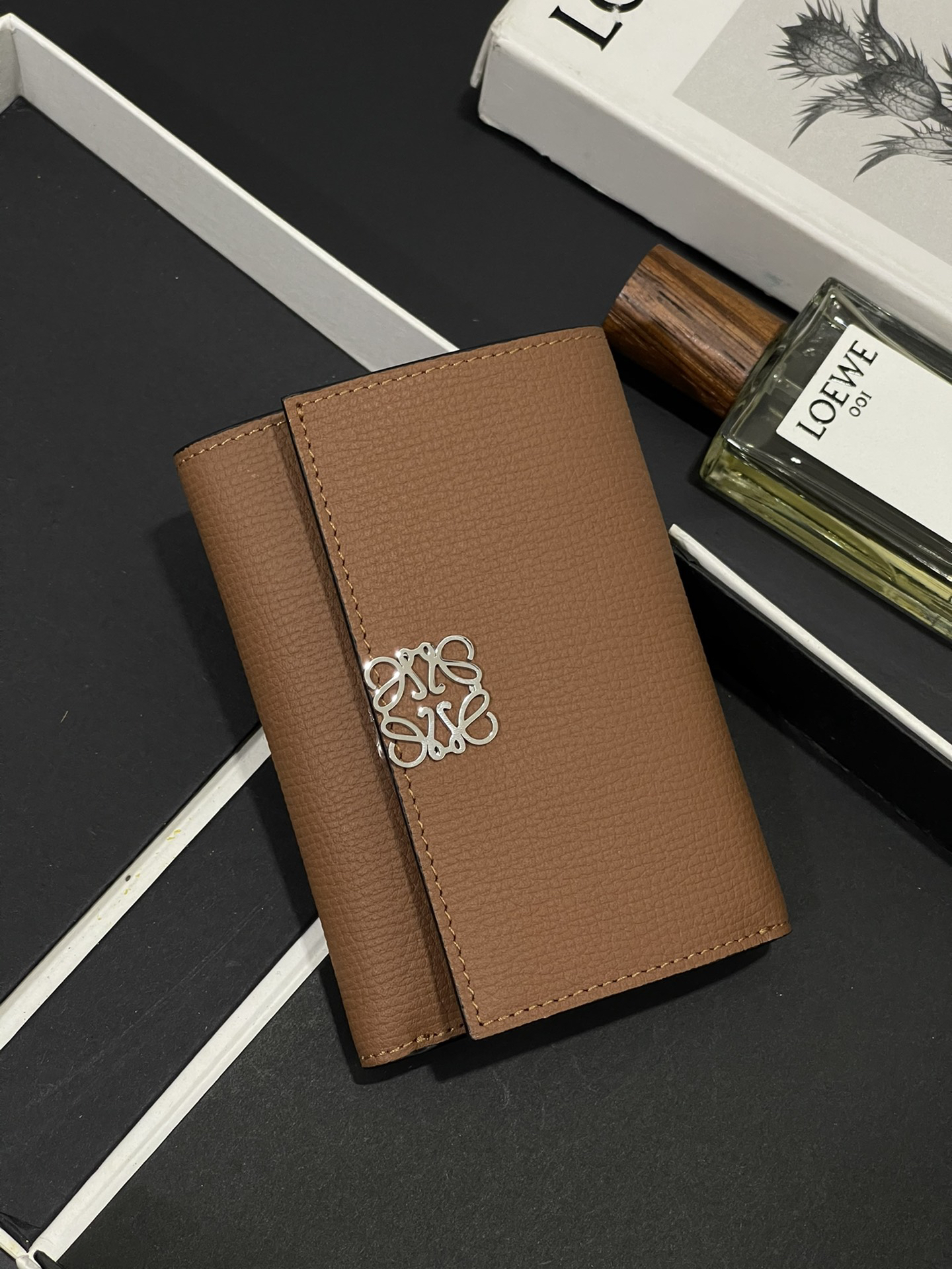 [TOP] LOEWE  Wallet 11.8*8 cm - Brown