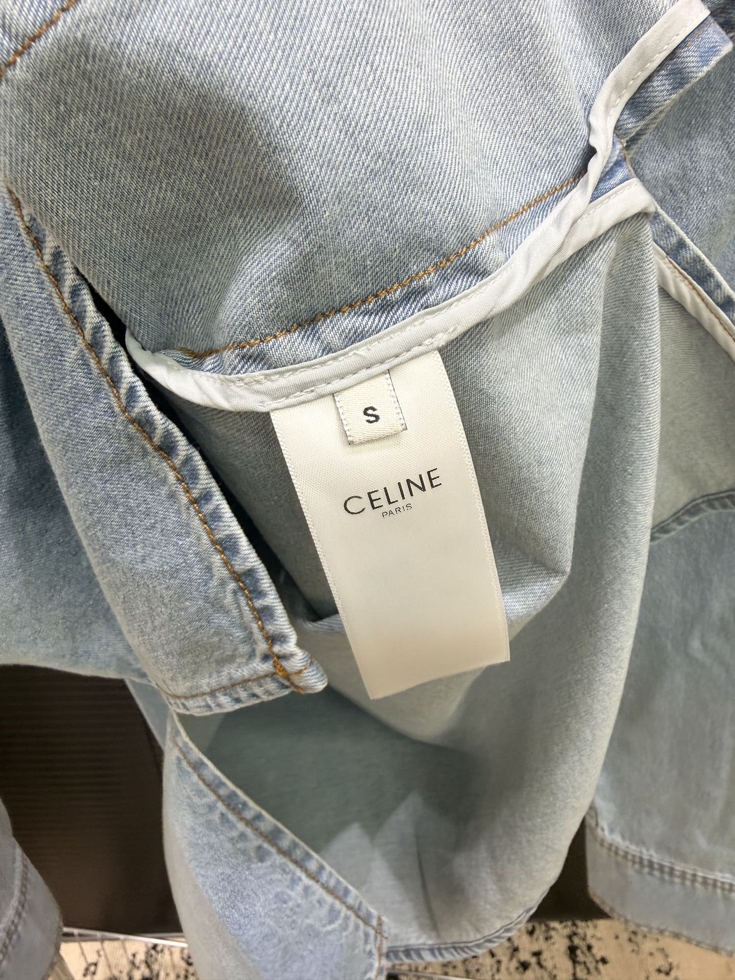 [TOP] CELINE Denim Shirt - Blue