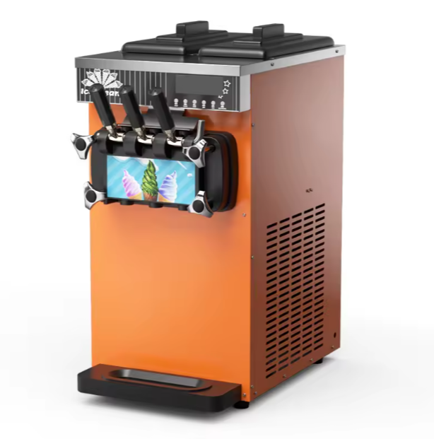 Commercial Fully Automatic Three-Color Ice Cream Machine--0.22CBM
