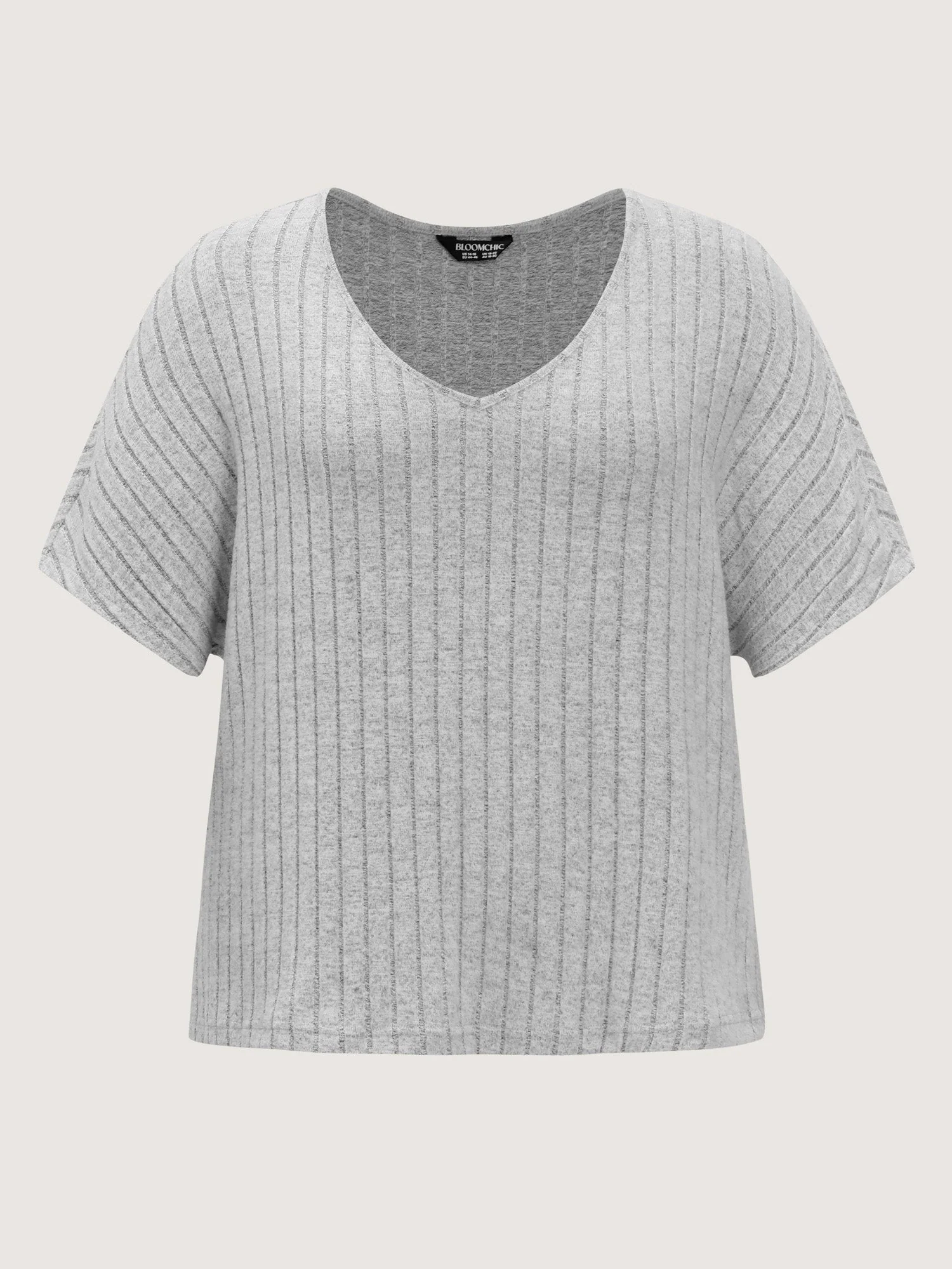 Stretchy-Fit Ribbed Texture Lounge Set