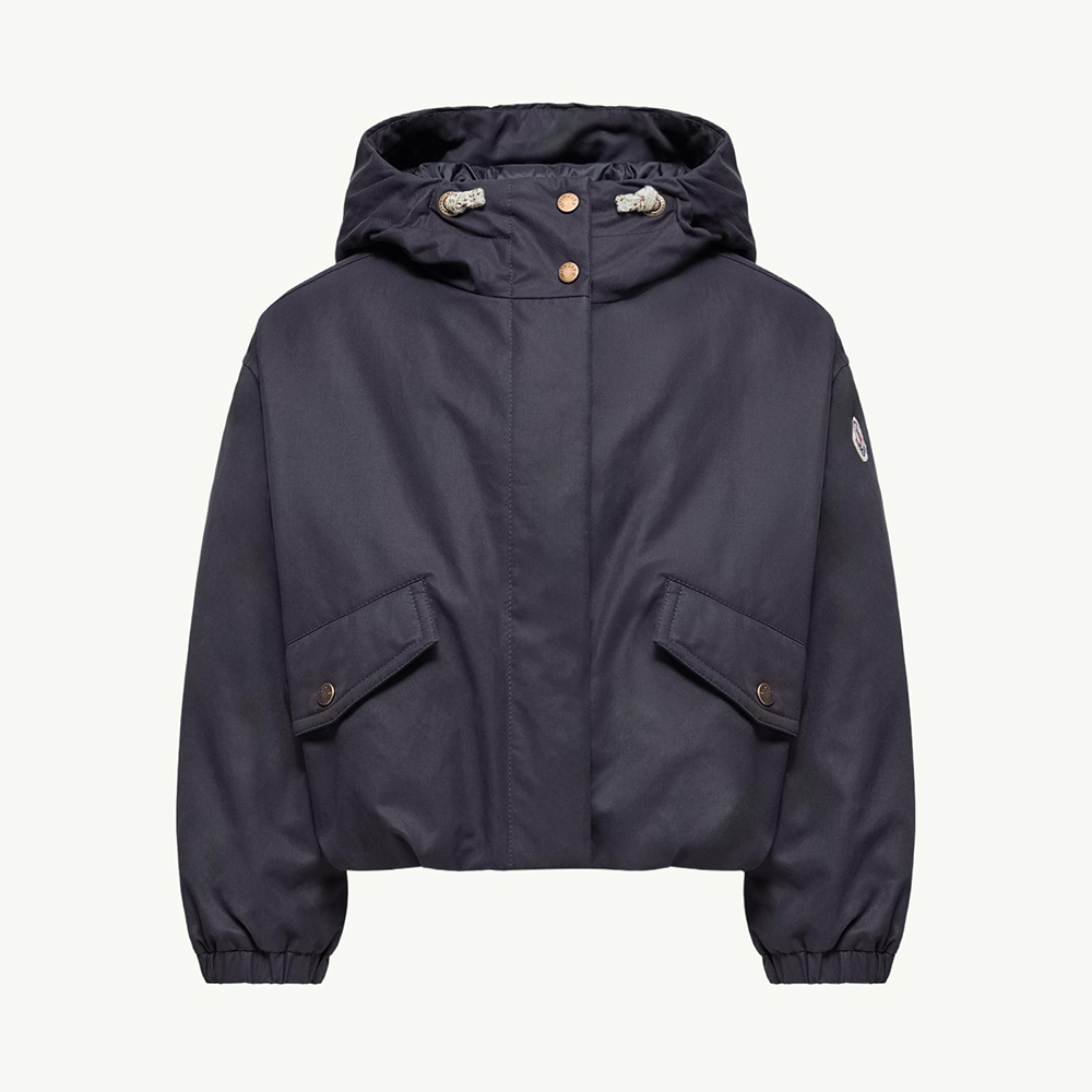 Designer beige Clothing Moncler Beige Eucalyptus Hooded Short Down Jacket Short Down Jackets for Women #393792 View 2 | Nigo