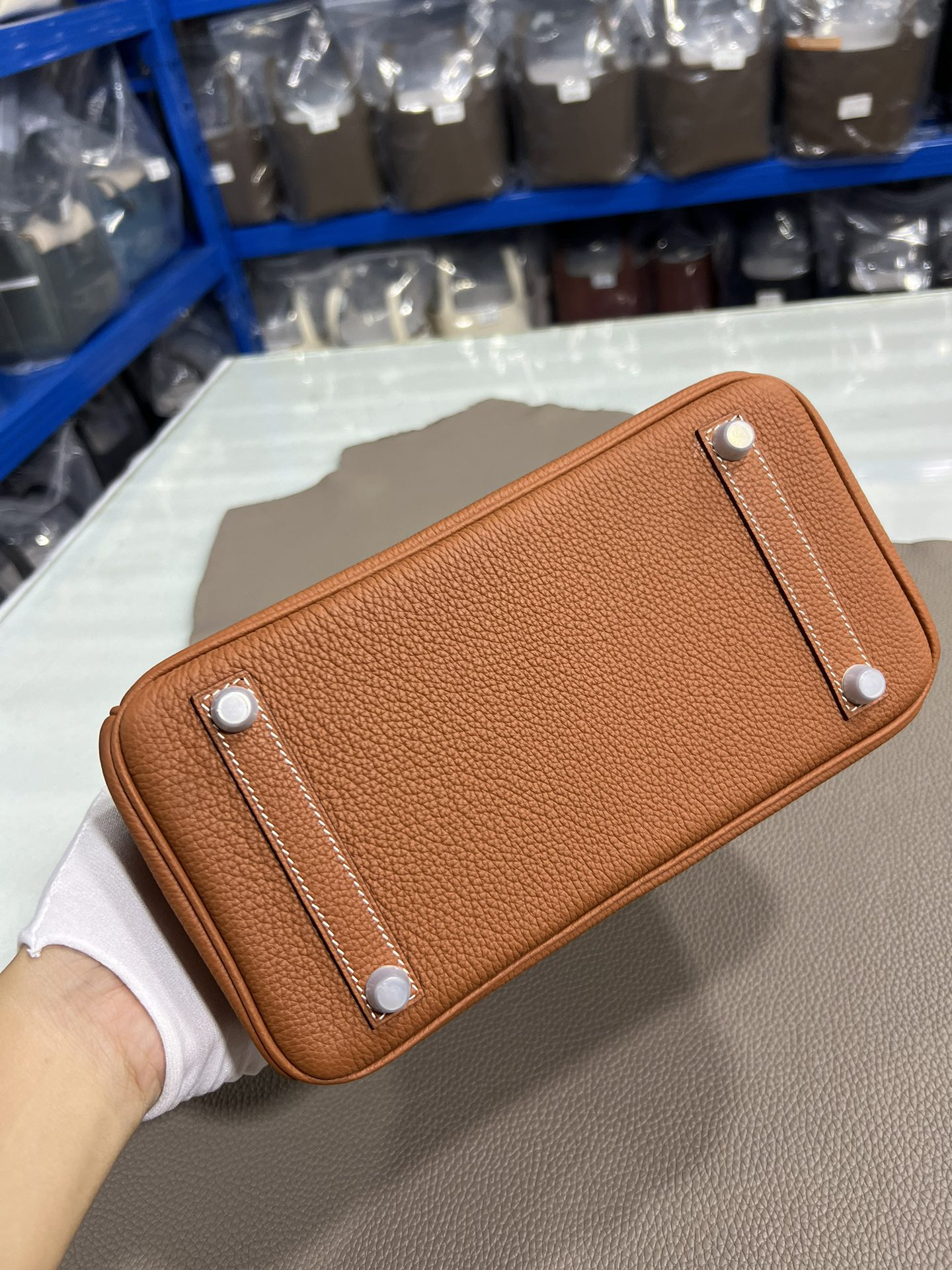 [TOP] HERMES Birkin Togo Leather 25cm - Gold & SHW