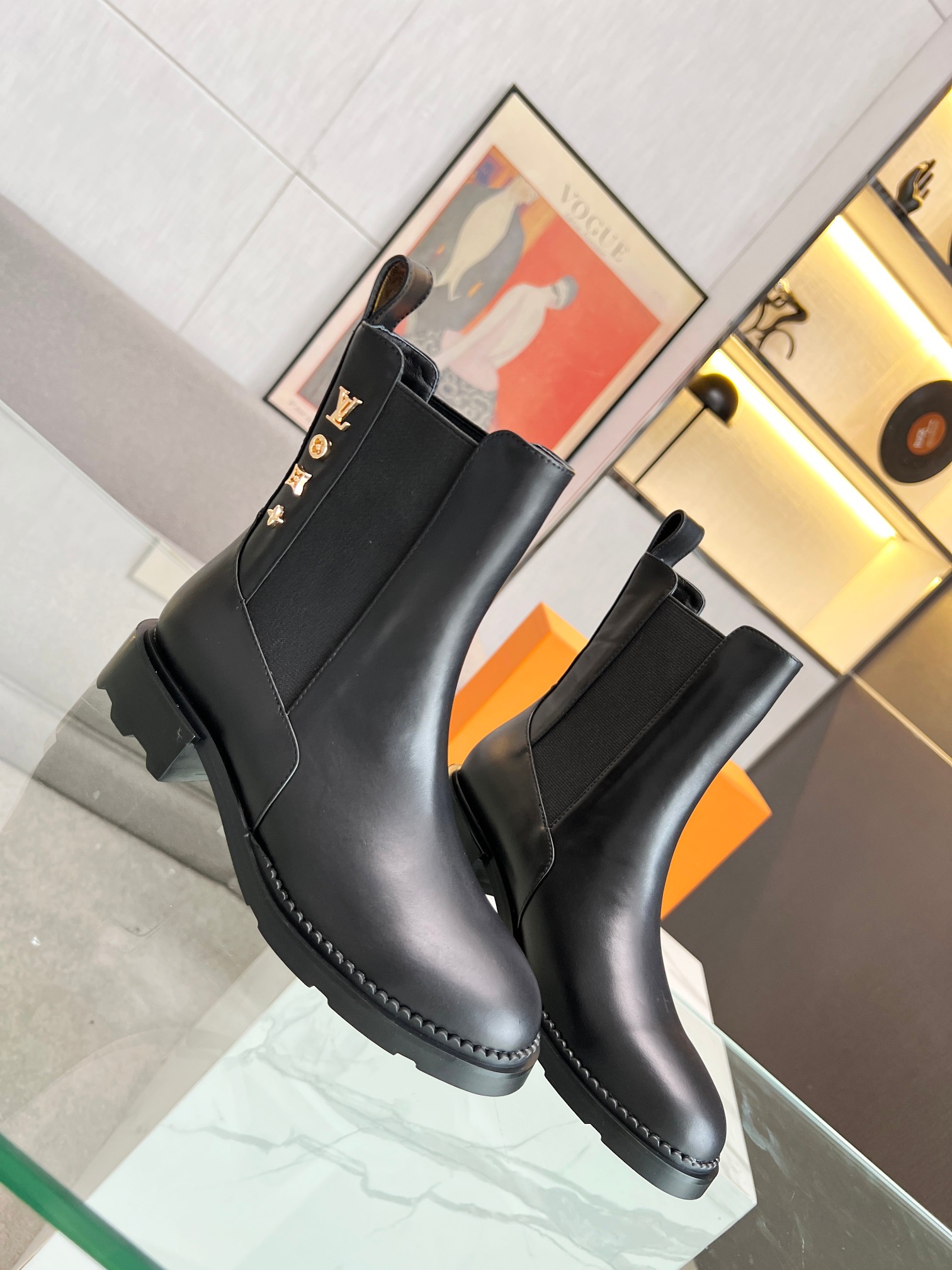 [TOP] Louis Vuitton LV Boots - Black - 711 Luxury