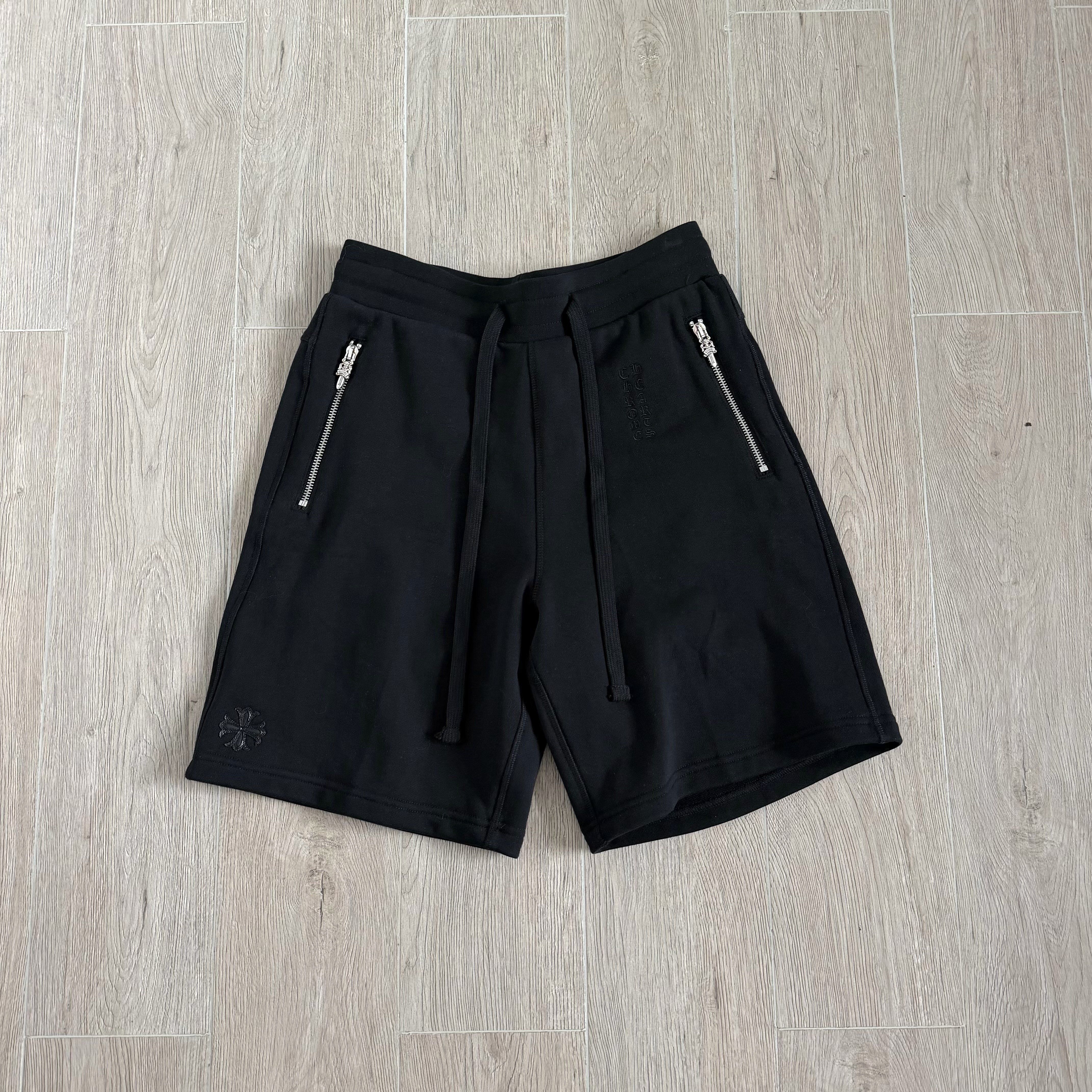 Chrome Hearts Clothing Chrome Hearts Sheepskin Cross Hardware Scroll Shorts #393487 View 2 | Nigo Office