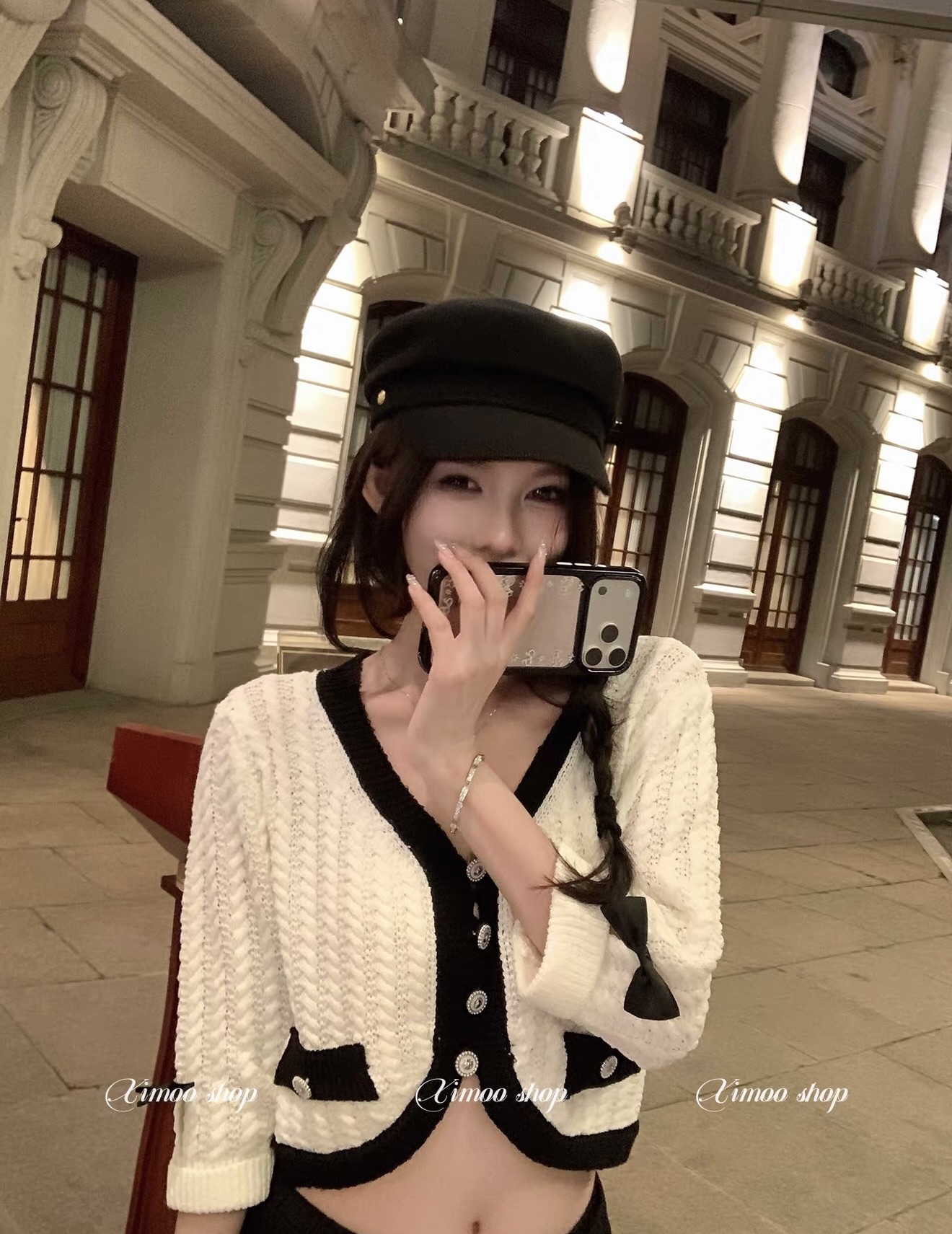 [TOP] CHANEL Knit Cardigan - White - 711 Luxury