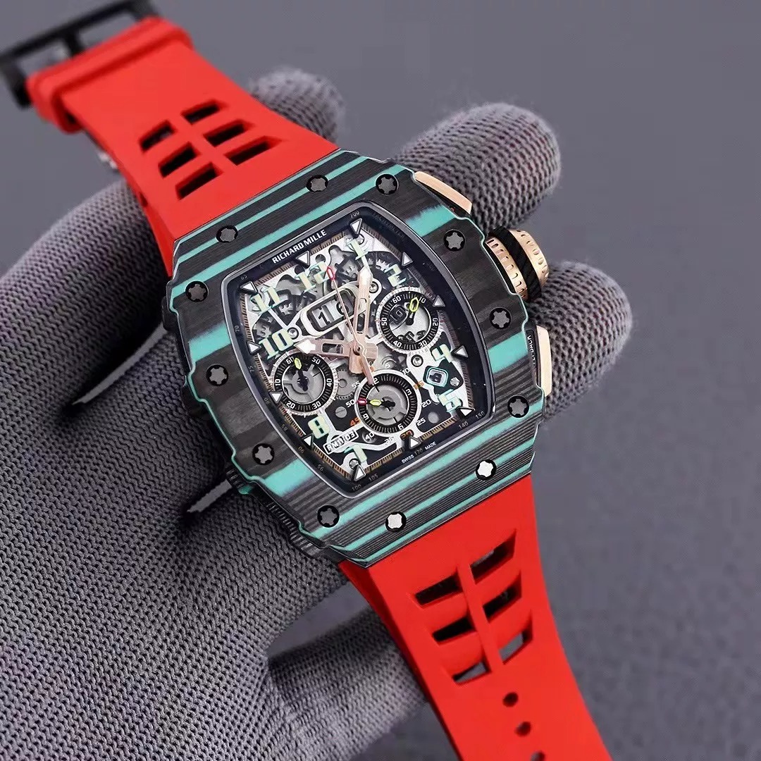 RM 11-03 Skeleton Dial Black&Blue Bezel 41mm