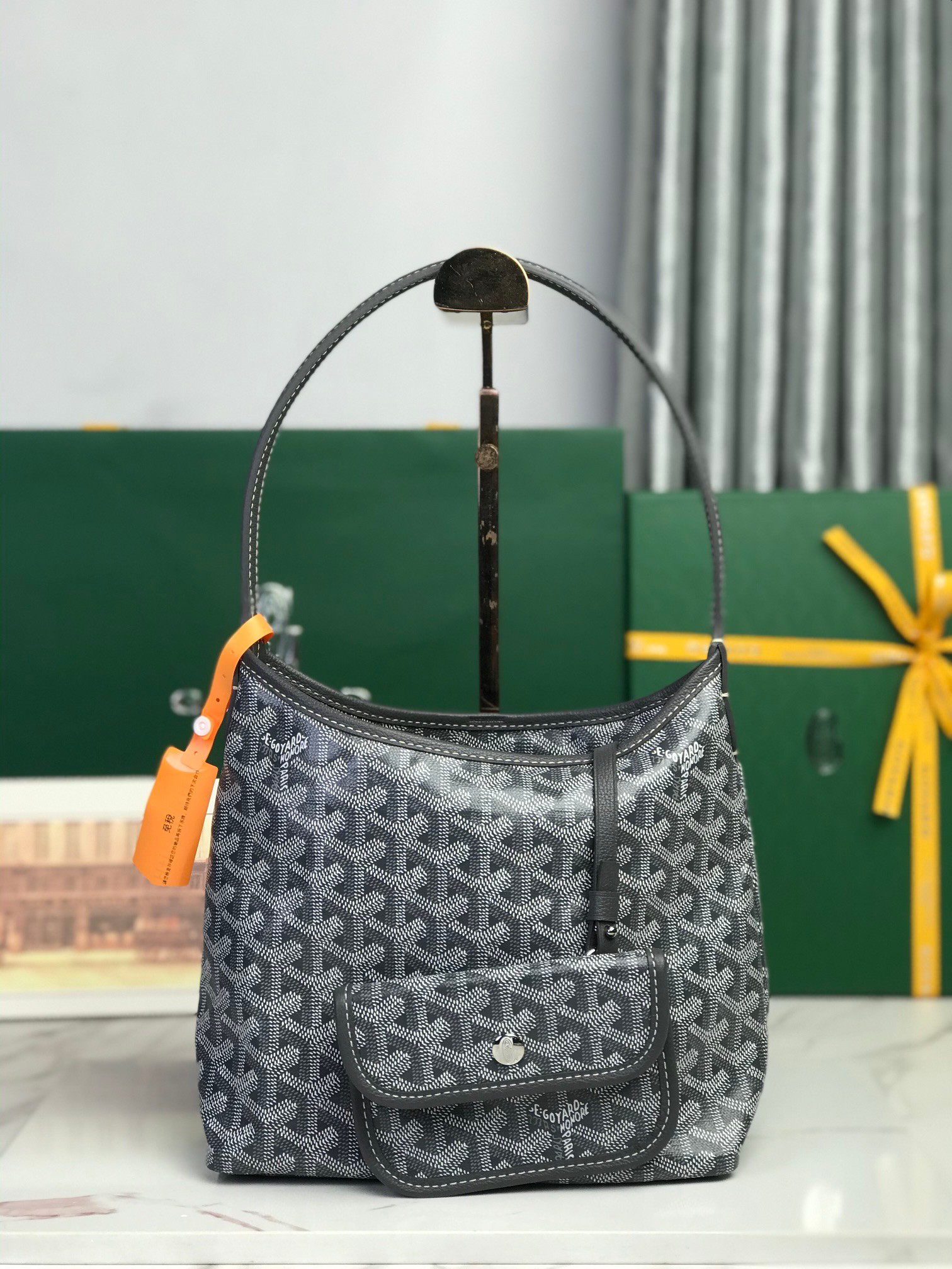 [TOP] Goyard Tote Bag 26*11*22cm  -  Grey - 711 Luxury