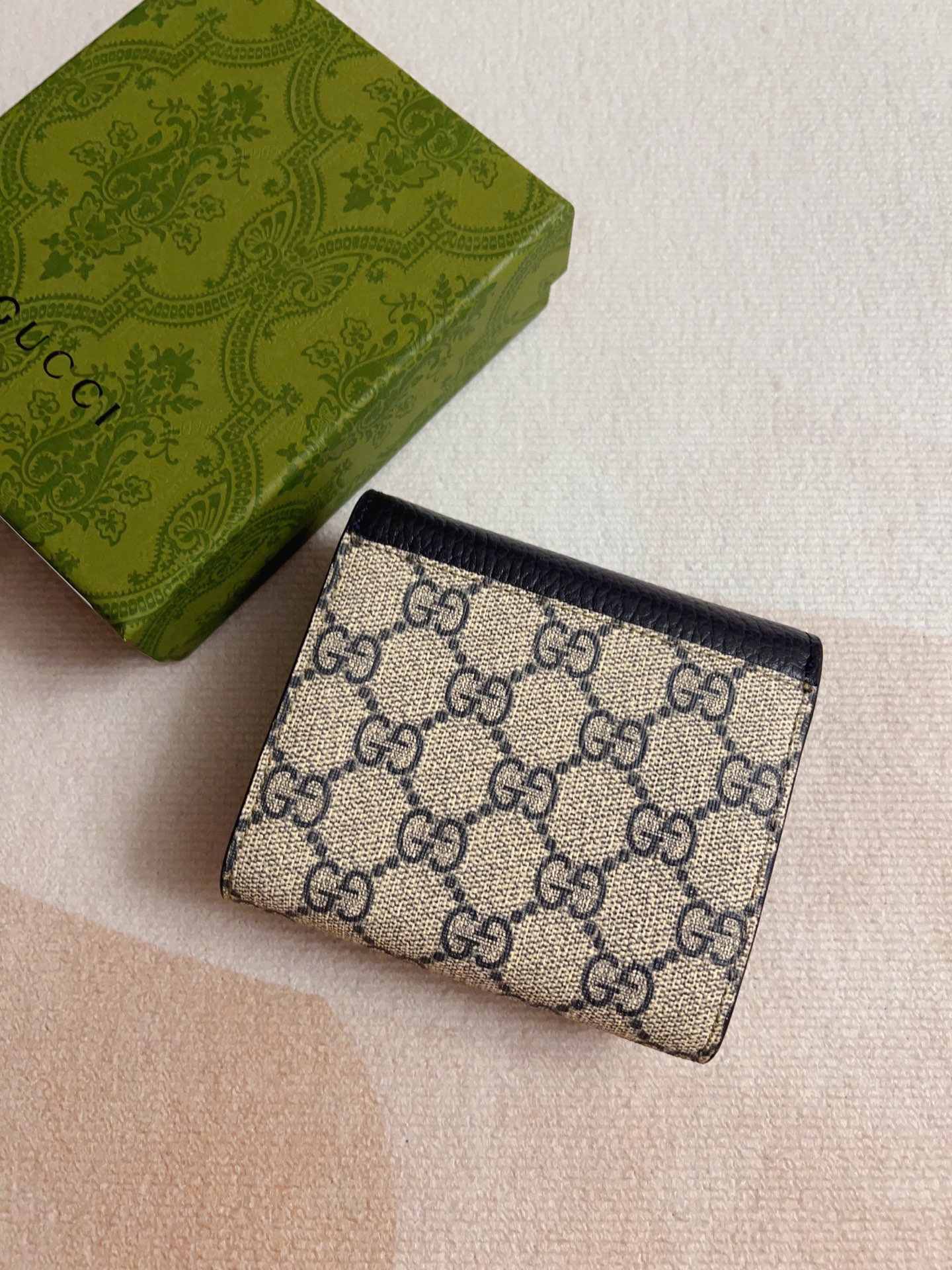[TOP] GUCCI Wallet 12x10x3cm - Black - 711 Luxury
