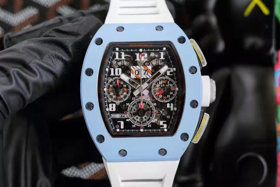RM 11-03 Skeleton Blue Bezel 41mm