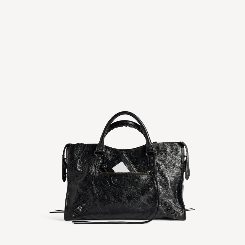 [TOP] BALENCIAGA Le City Bag 38x24x15cm - Black - 711 Luxury
