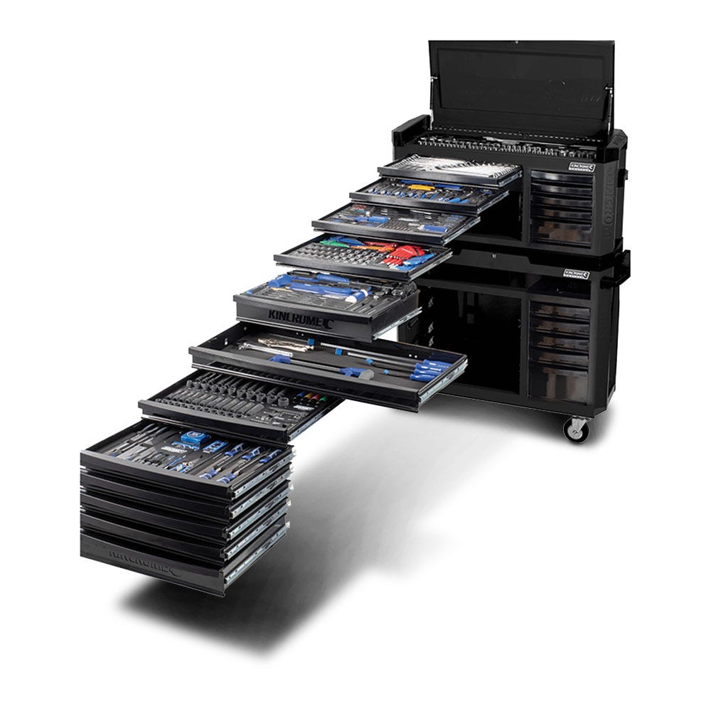 KINCROME TFL 551 Piece 22 Drawer Contour Wide Tool Kit Black P1810MB