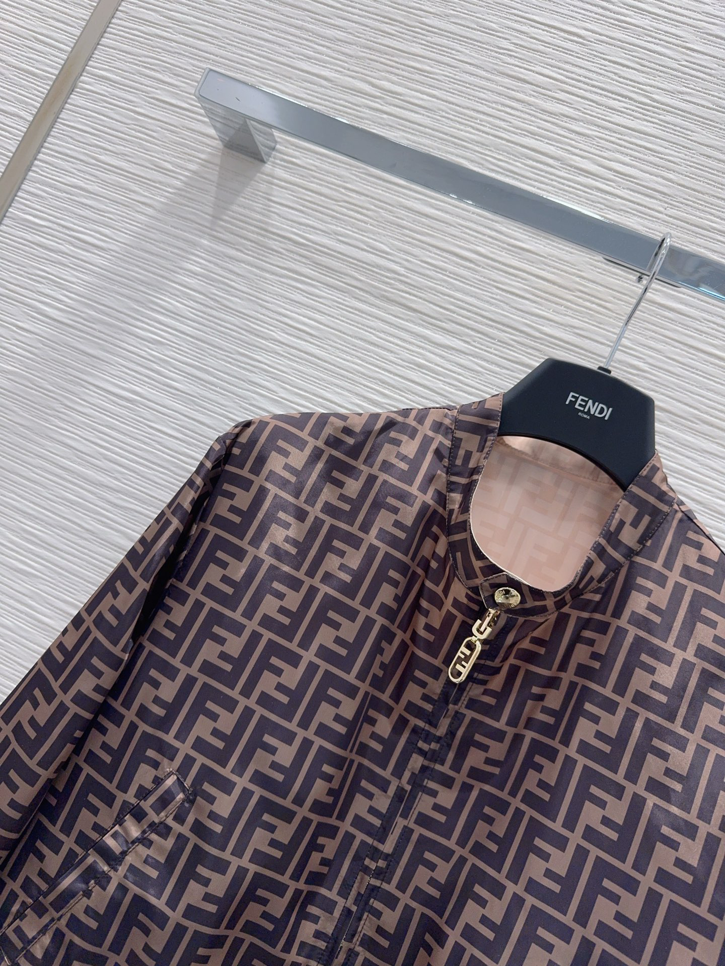 [TOP] FENDI FF Jacket - Brown/Khaki