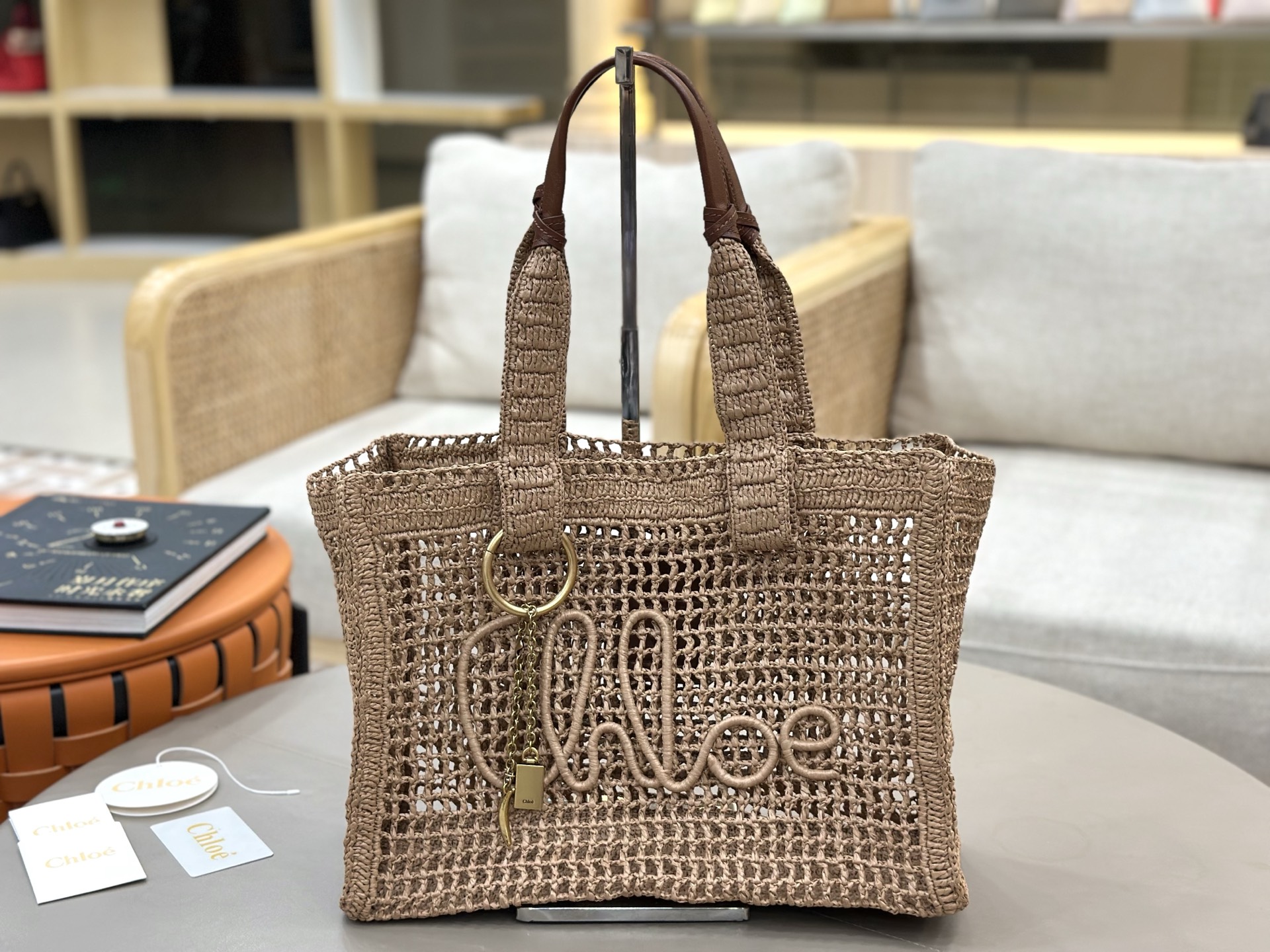 [TOP] Chloe Summer Banana Bag 37*26*13.5cm - Khaki - 711 Luxury