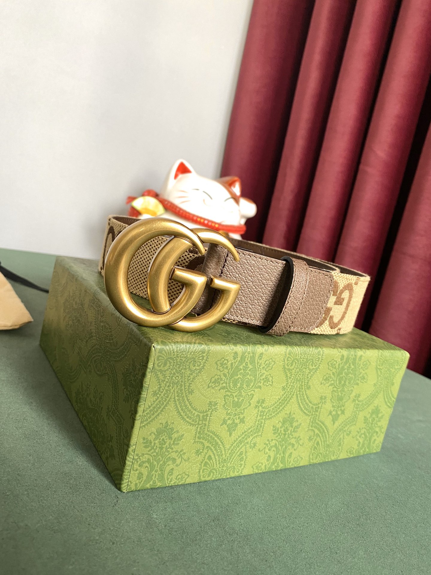[TOP] GUCCI Belt 4cm - Brown - 711 Luxury