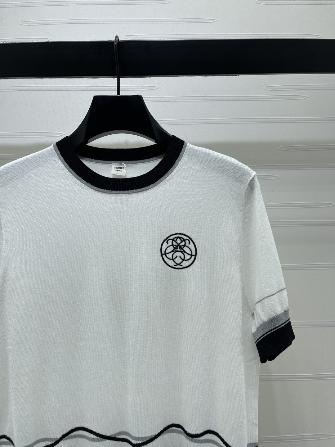 [TOP] HERMES Knit Top - White - 711 Luxury