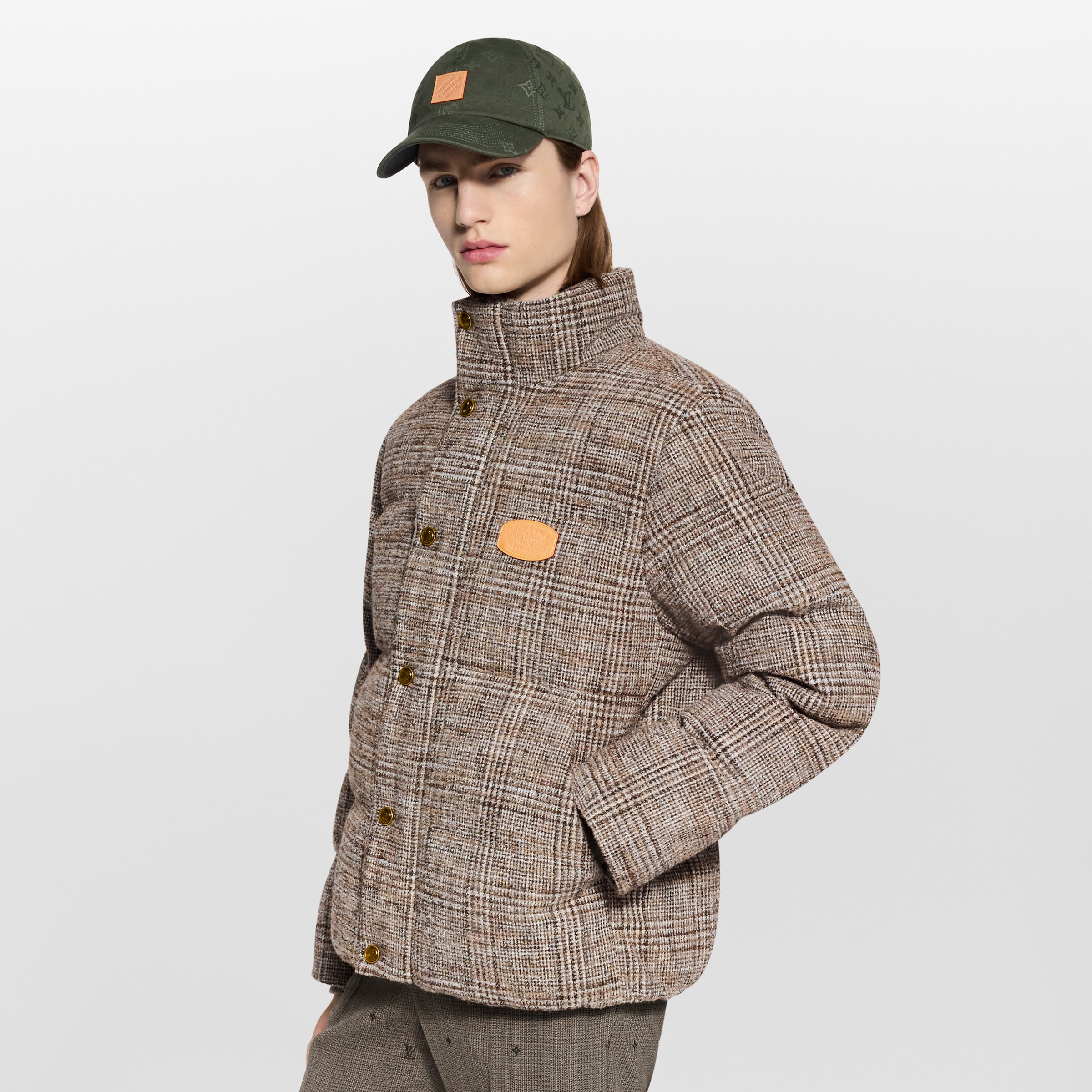 LOUIS VUITTON Tweed Down Blouson #393106