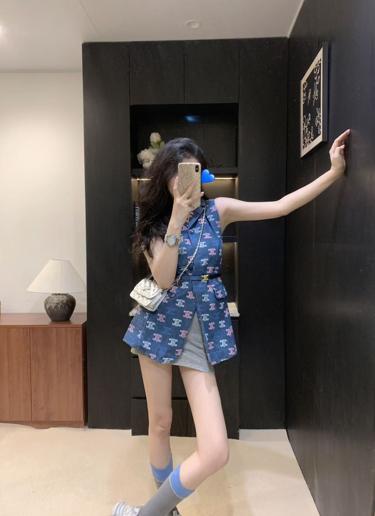 [TOP] CELINE Vest Jakcet -Blue