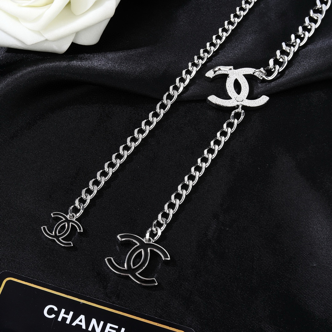 [TOP] CHANEL Waist Chain - Sliver