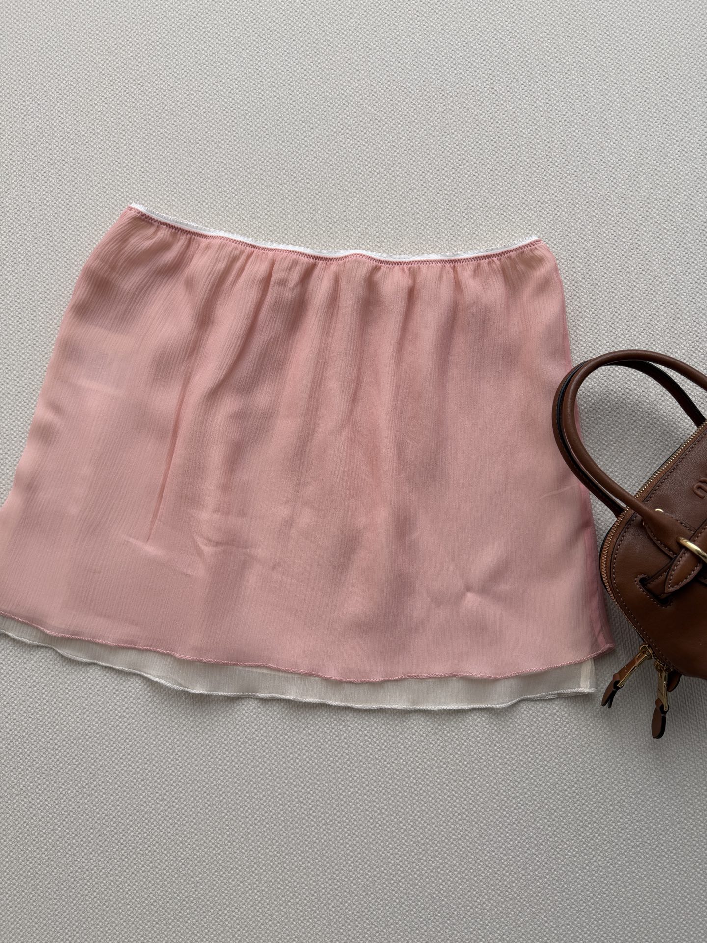 [TOP] Miu Miu Skirt - Pink - 711 Luxury