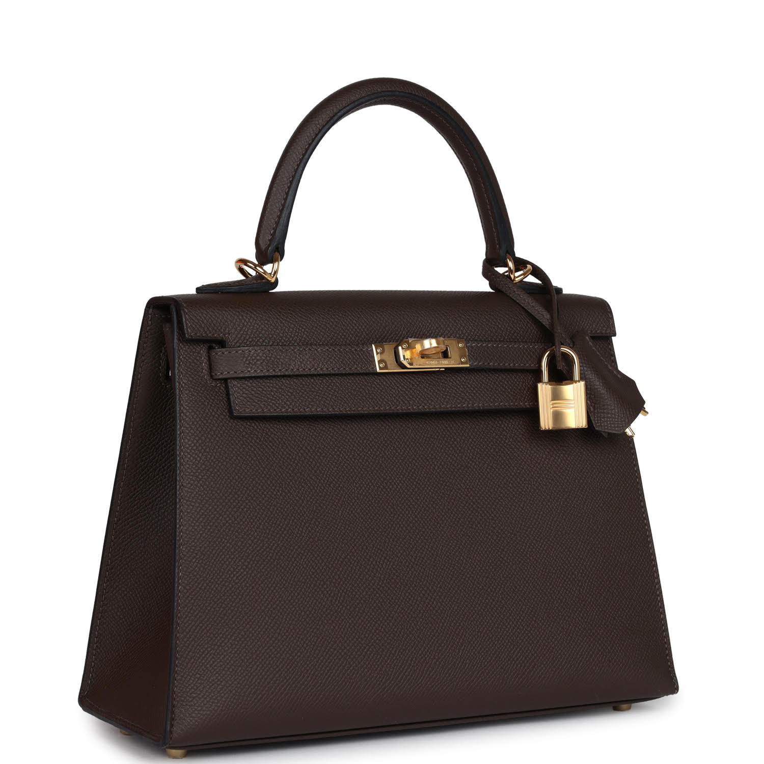 Hermes Kelly Sellier  Ecorce Epsom Gold Hardware