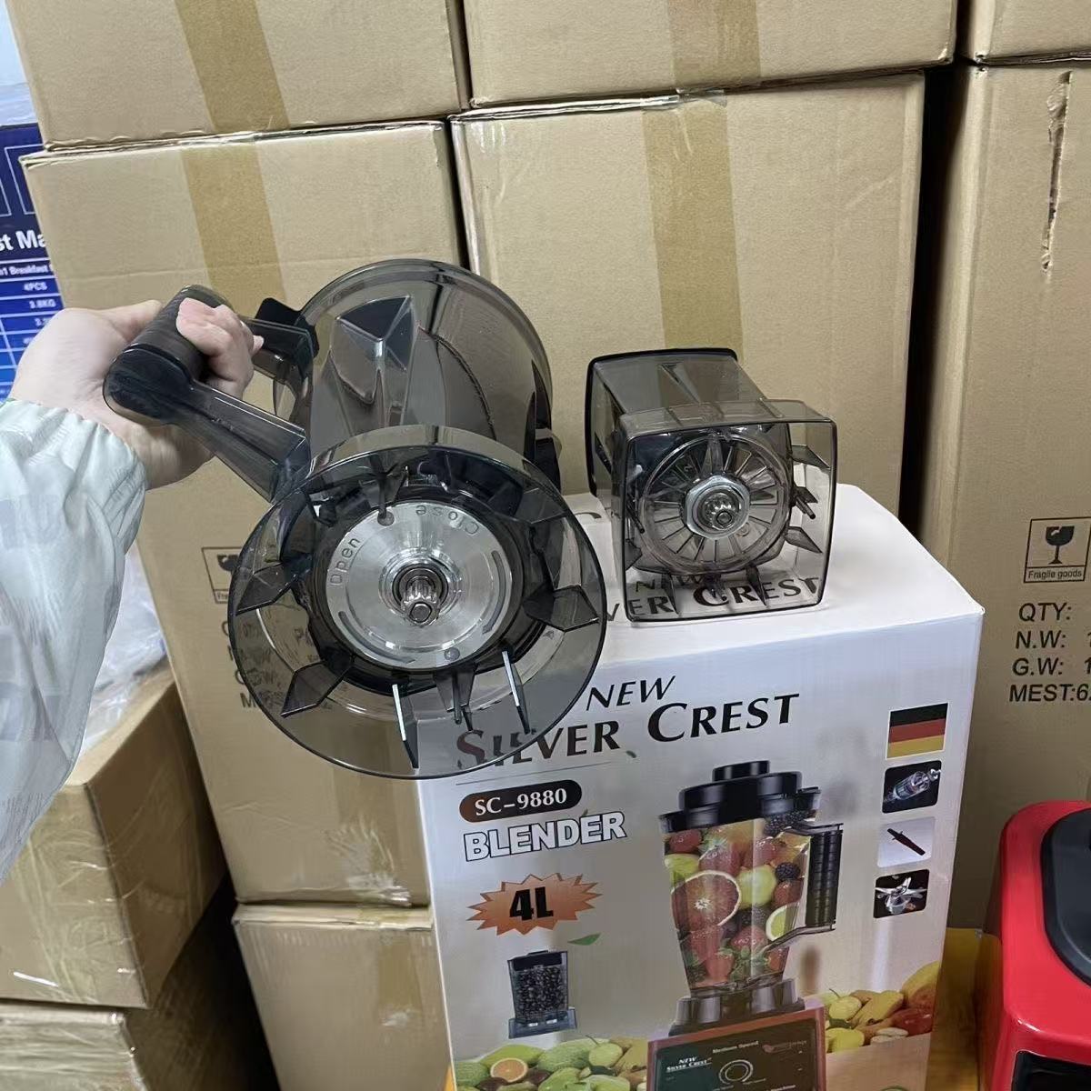 4L high-speed blender with double cups and large capacity (for home use)