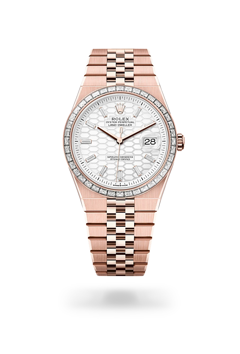 Rolex Land Rover 40mm, Everose Gold Diamond, Oyster M127385TBR-0003