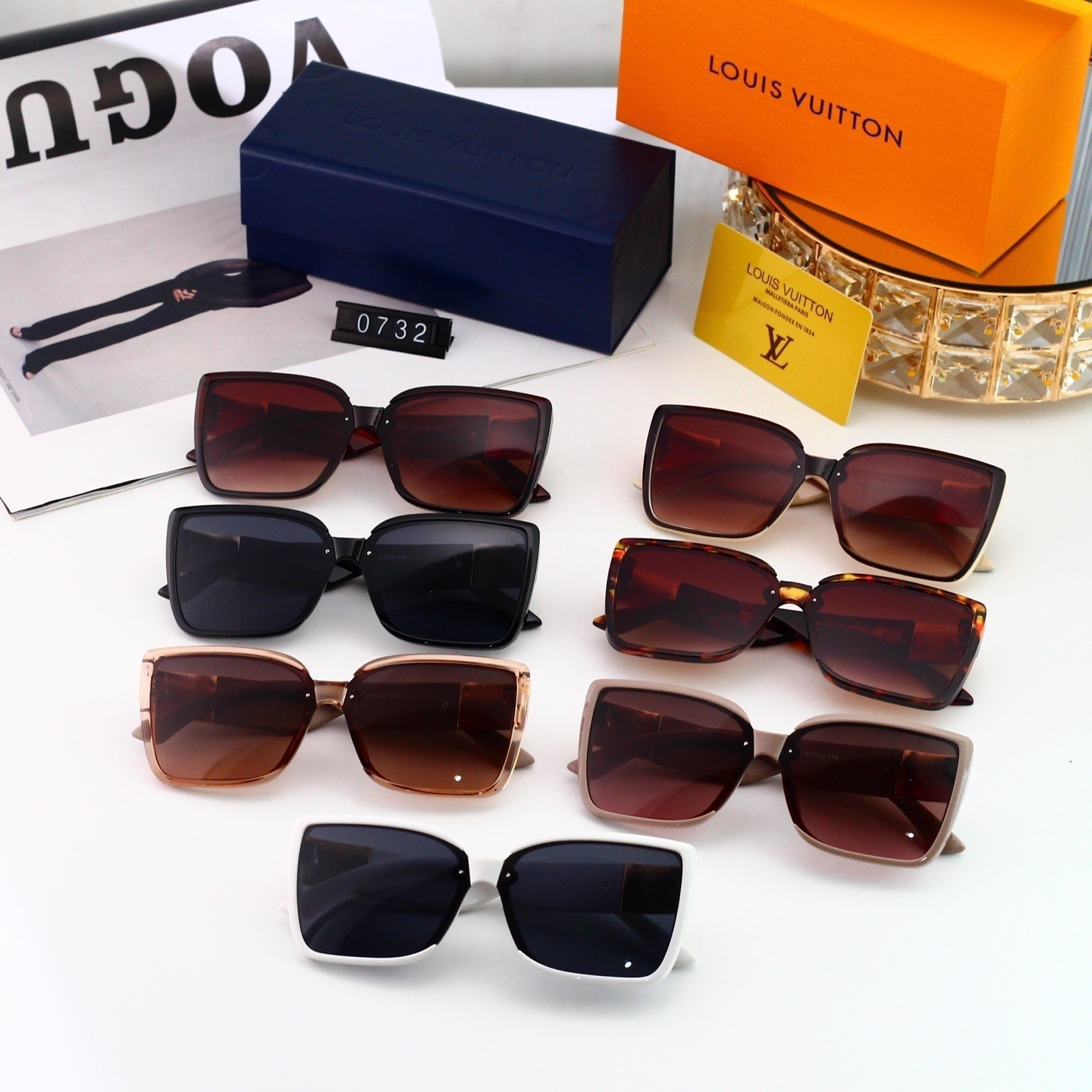 [TOP] Louis Vuitton LV Sunglasses - 7 Colors - 711 Luxury