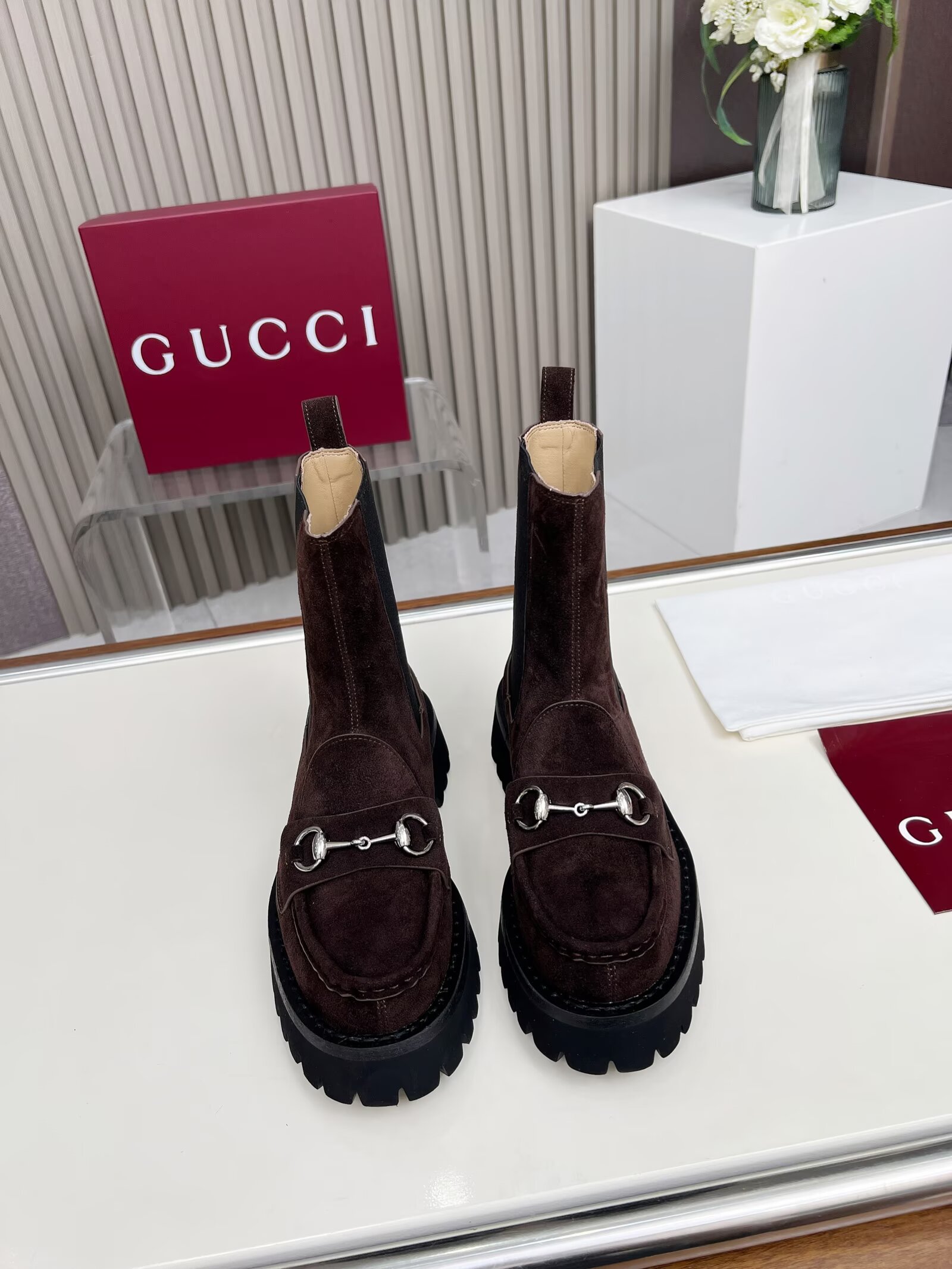[TOP] GUCCI Boots - Brown - 711 Luxury