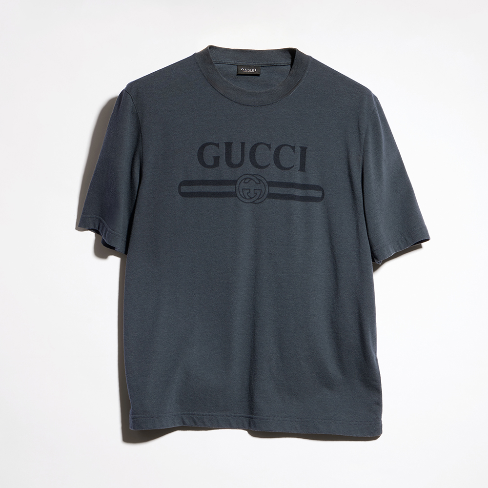 Gucci Cotton Jersey T-shirt With Devoré Detail #384957