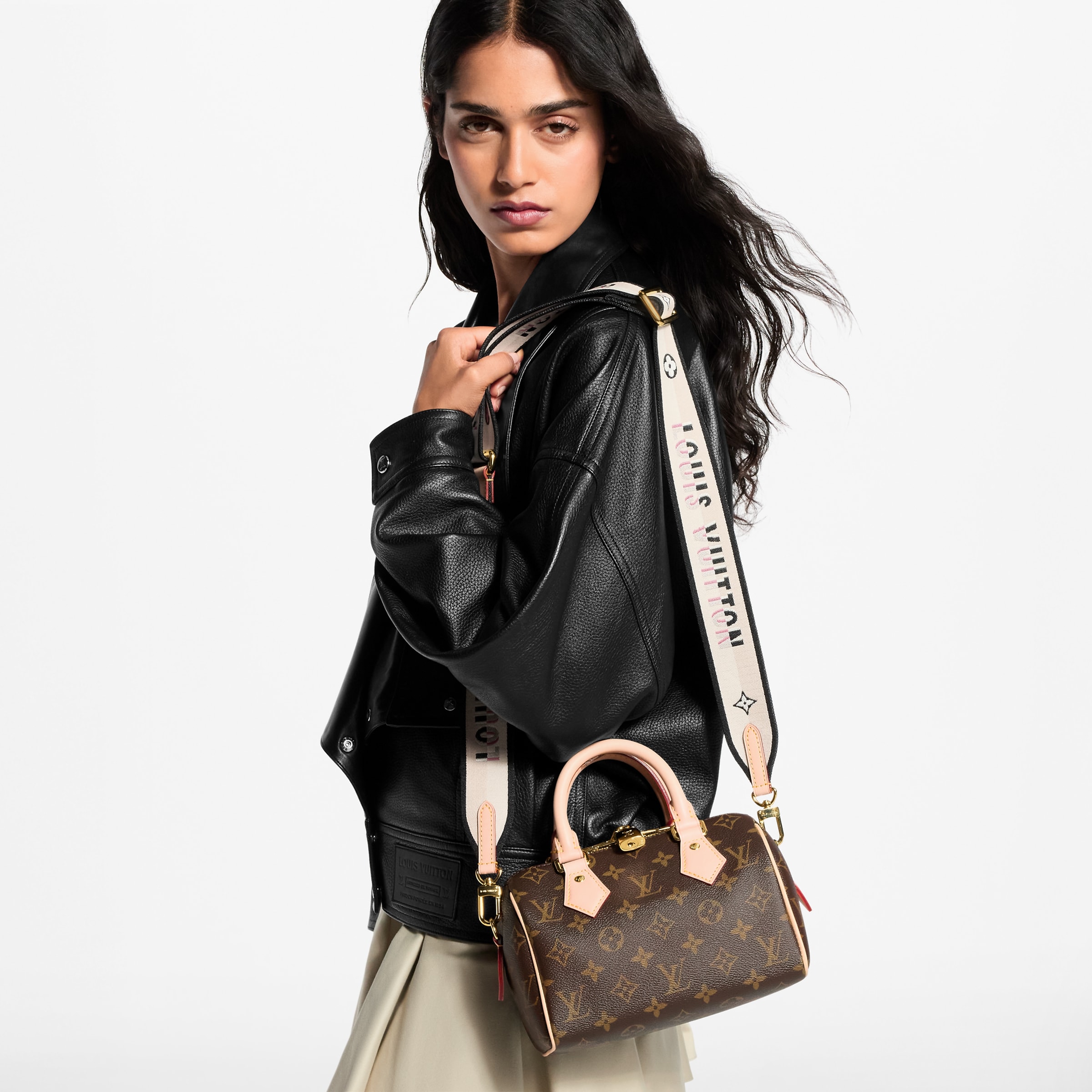 LOUIS VUITTON Speedy 20 Monogram Canvas Small Crossbody or Top Handle Bag M13039#393093