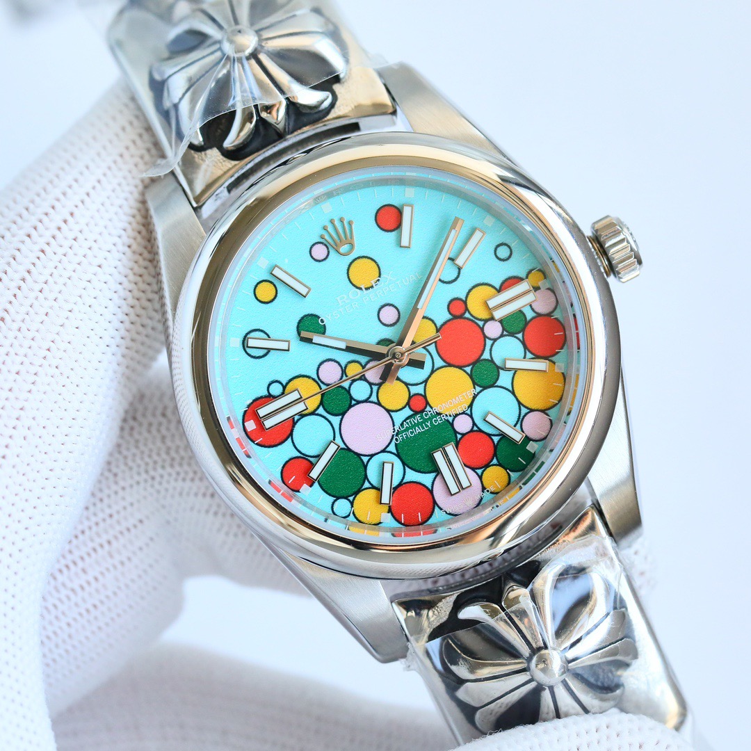 [TOP] ROLEX Men's Watch 41mm - Blue