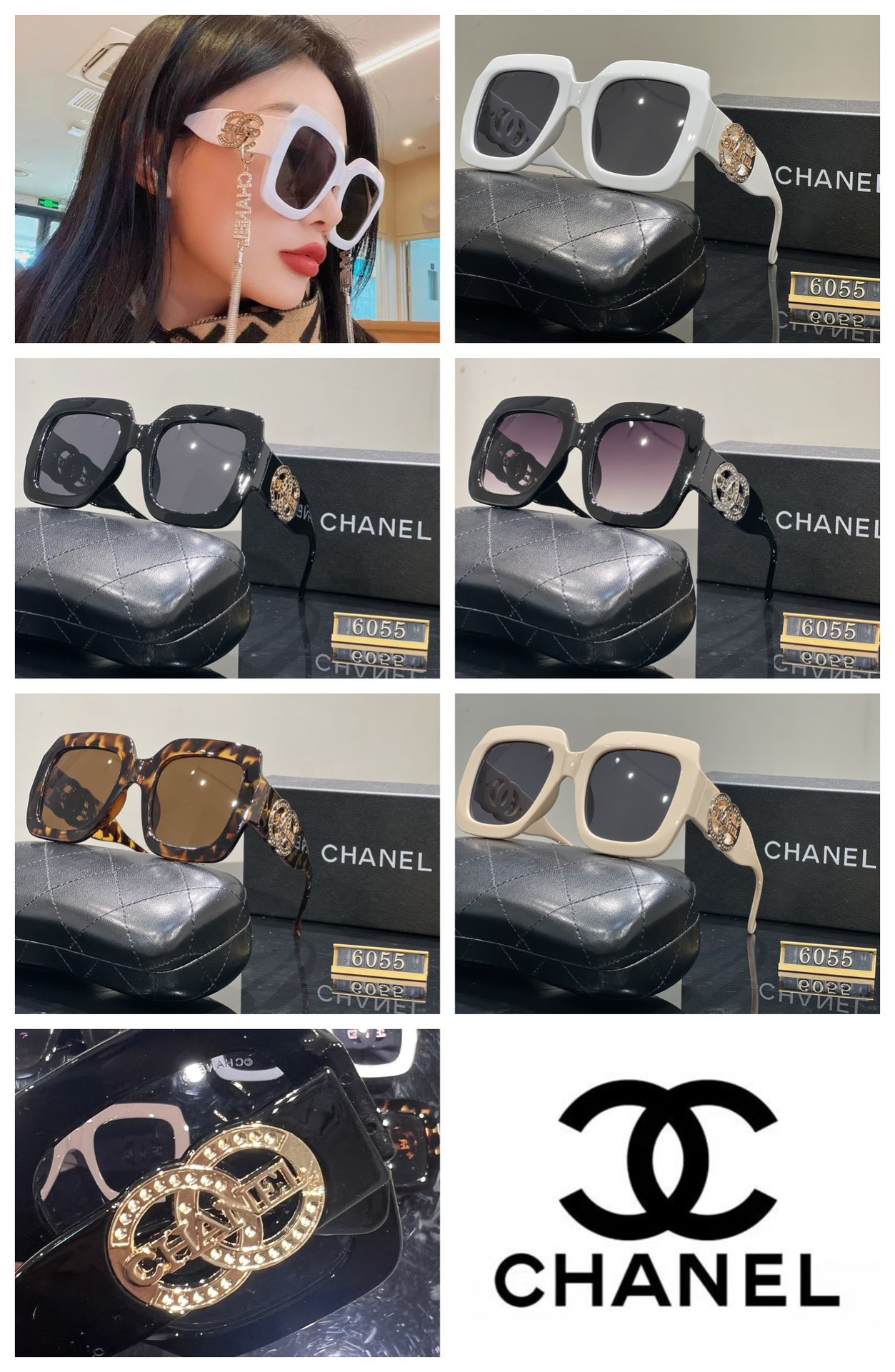 [TOP] CHANEL Sunglasses - 5 Colors - 711 Luxury