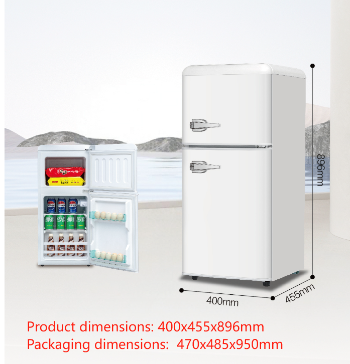 2 Retro Mini Fridges--0.22CBM