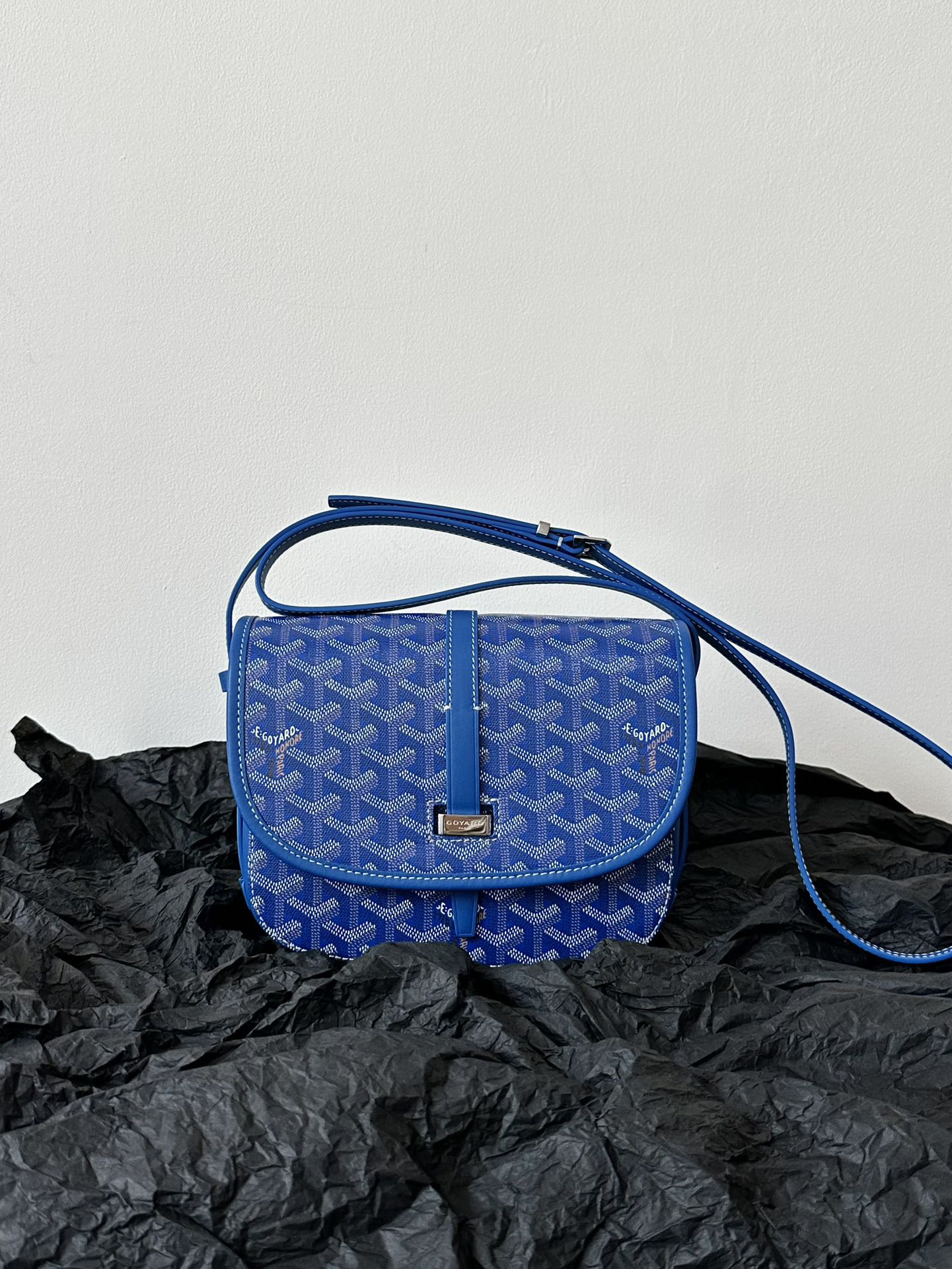 [TOP] Goyard Saddle Bag 22×16×7cm - Blue - 711 Luxury