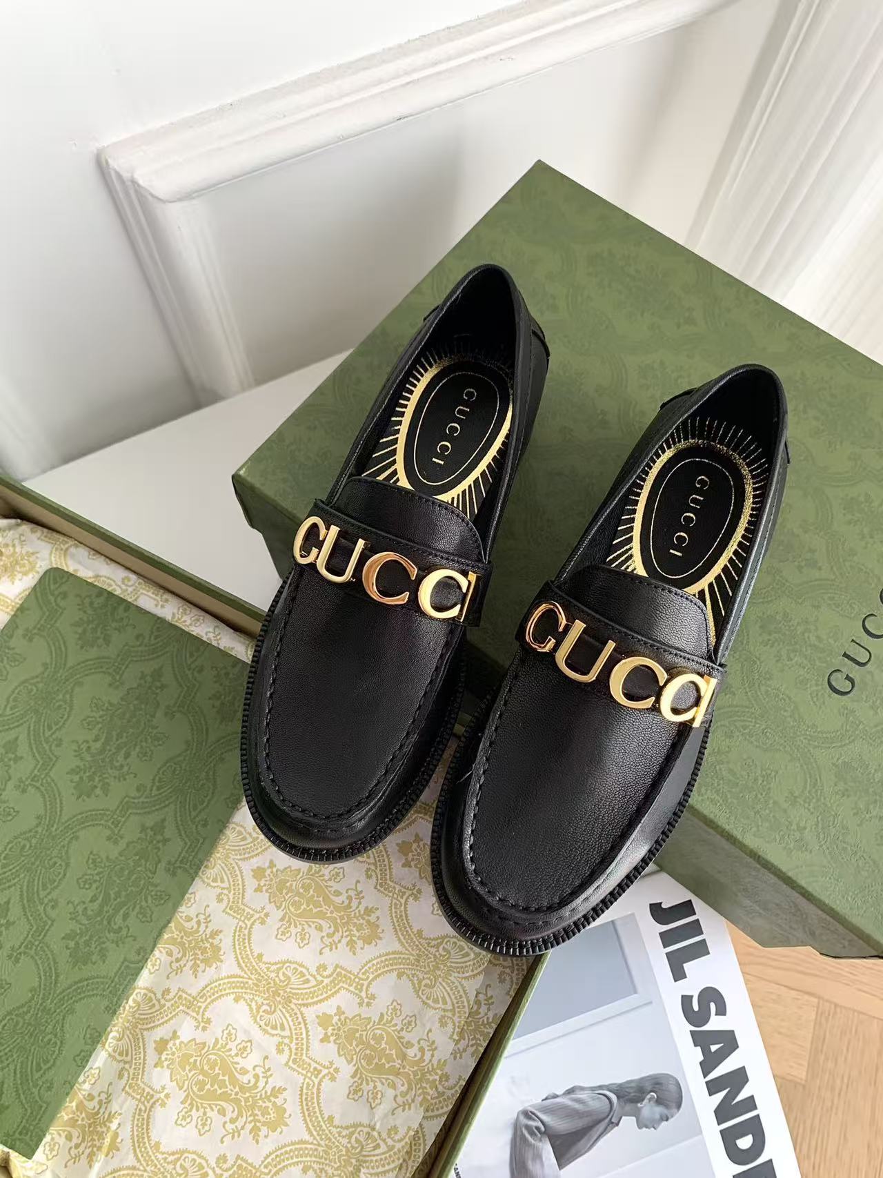 [TOP] GUCCI Loafers - Black - 711 Luxury