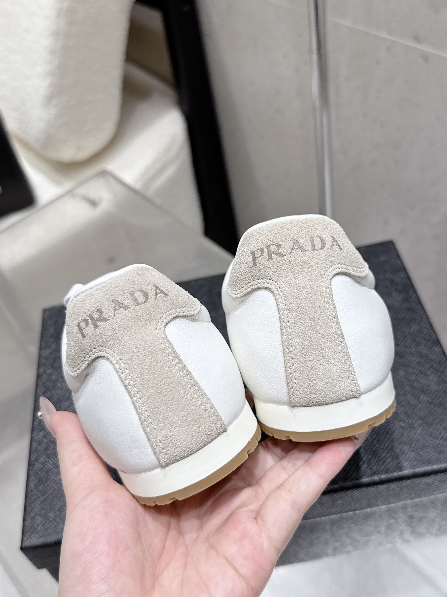 [TOP] PRADA Casual Shoes - Beige - 711 Luxury