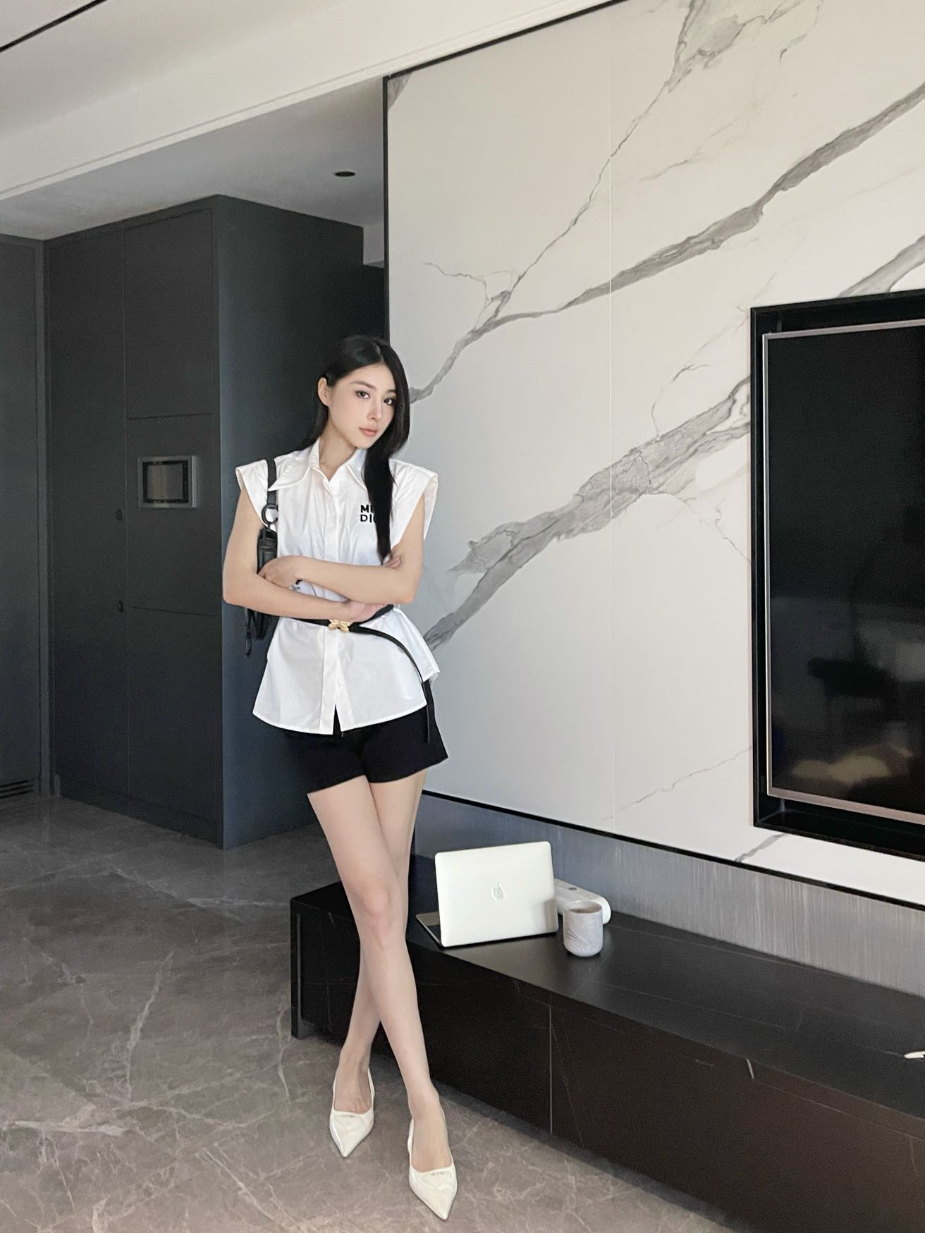 [TOP] Christian Dior  Shirt - White