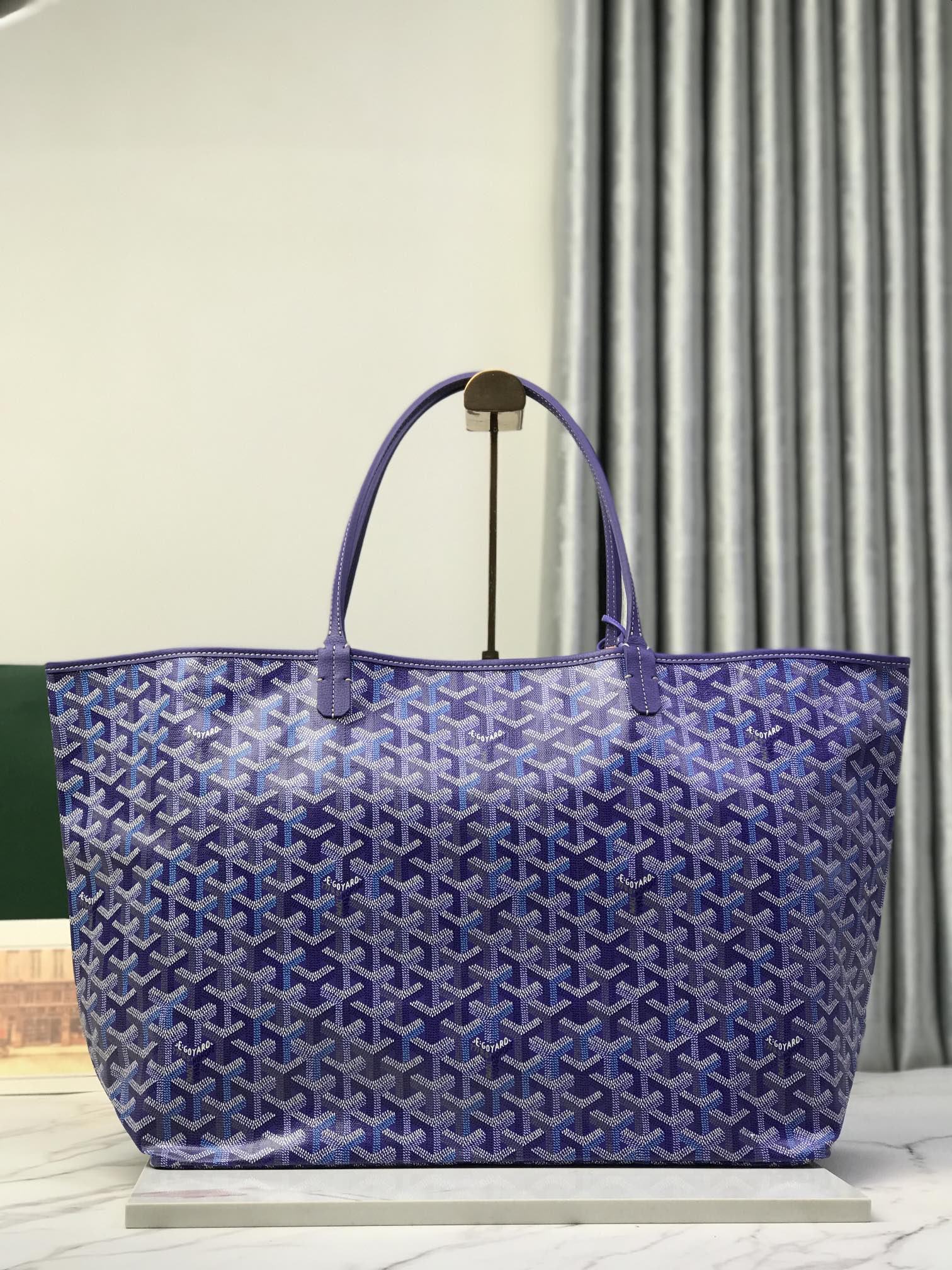[TOP] Goyard Saint Louis Bag 40-20-32 CM - Purple - 711 Luxury