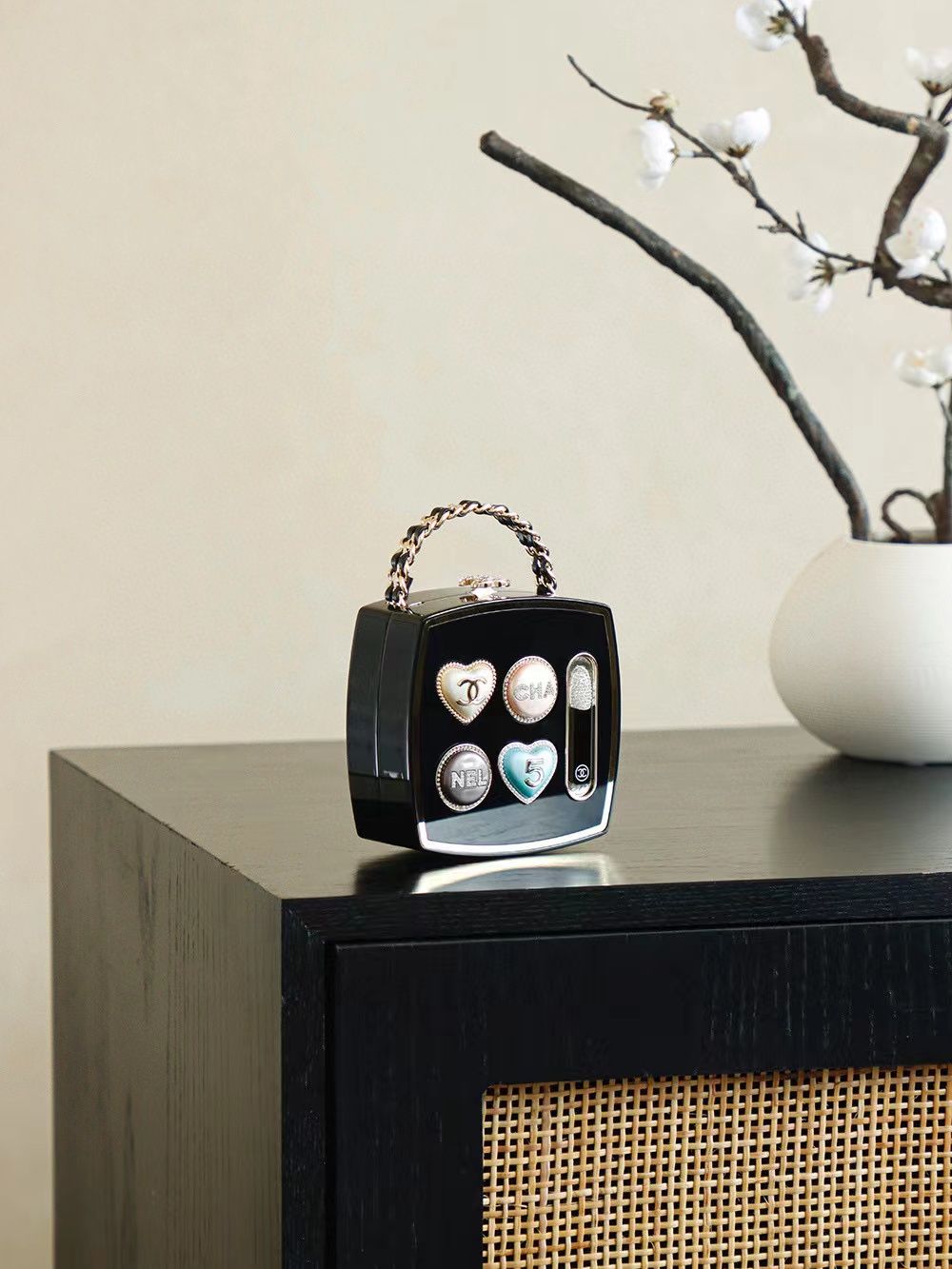 [TOP] CHANEL Mini Evening Bag 𝟏𝟒*𝟏𝟏*𝟒.𝟓𝐜𝐦 - Black